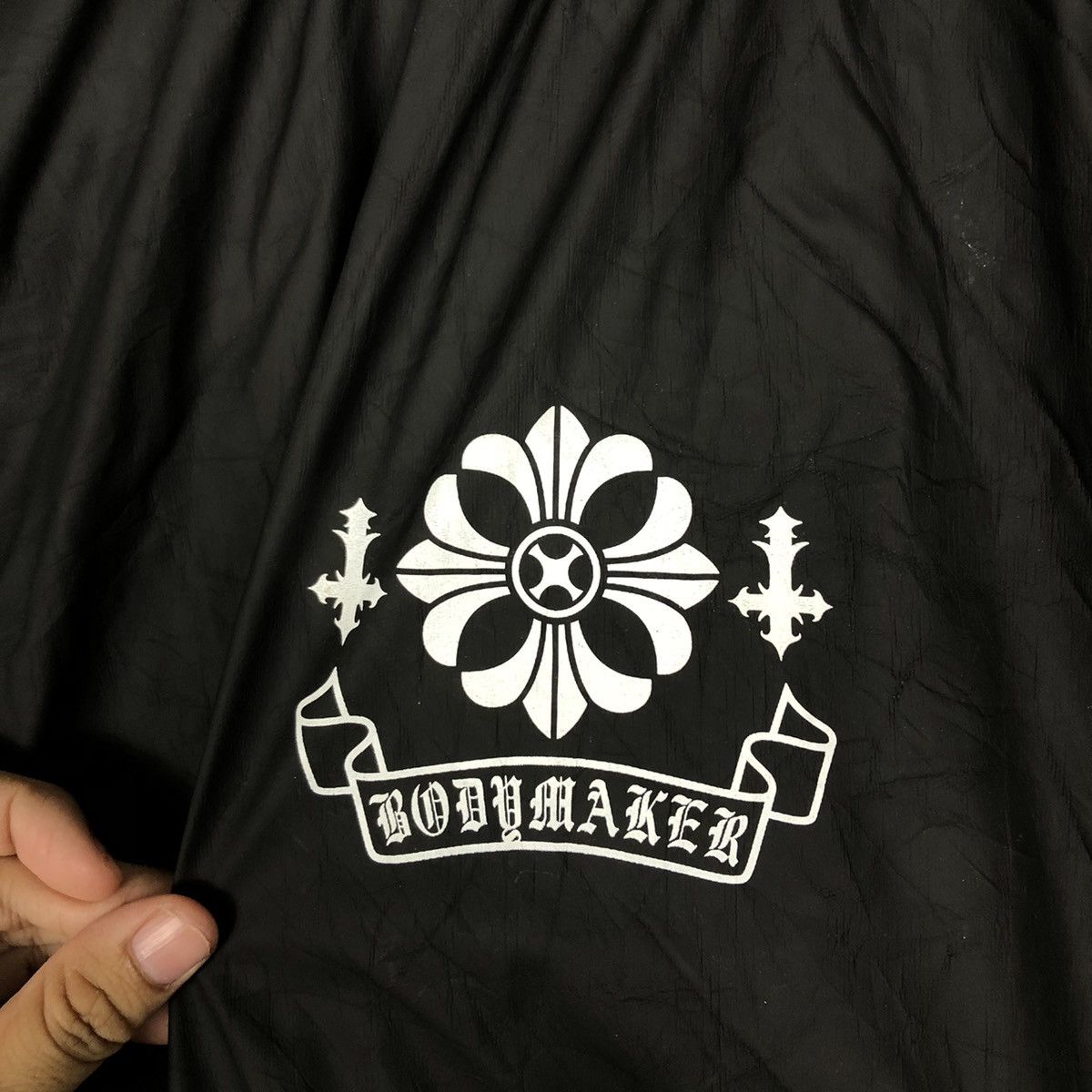 Japanese Brand 🔥Rare!! Long Sleeve Nylon Body Maker Japan Chrome Hearts Size US L / EU 52-54 / 3 - 11 Thumbnail