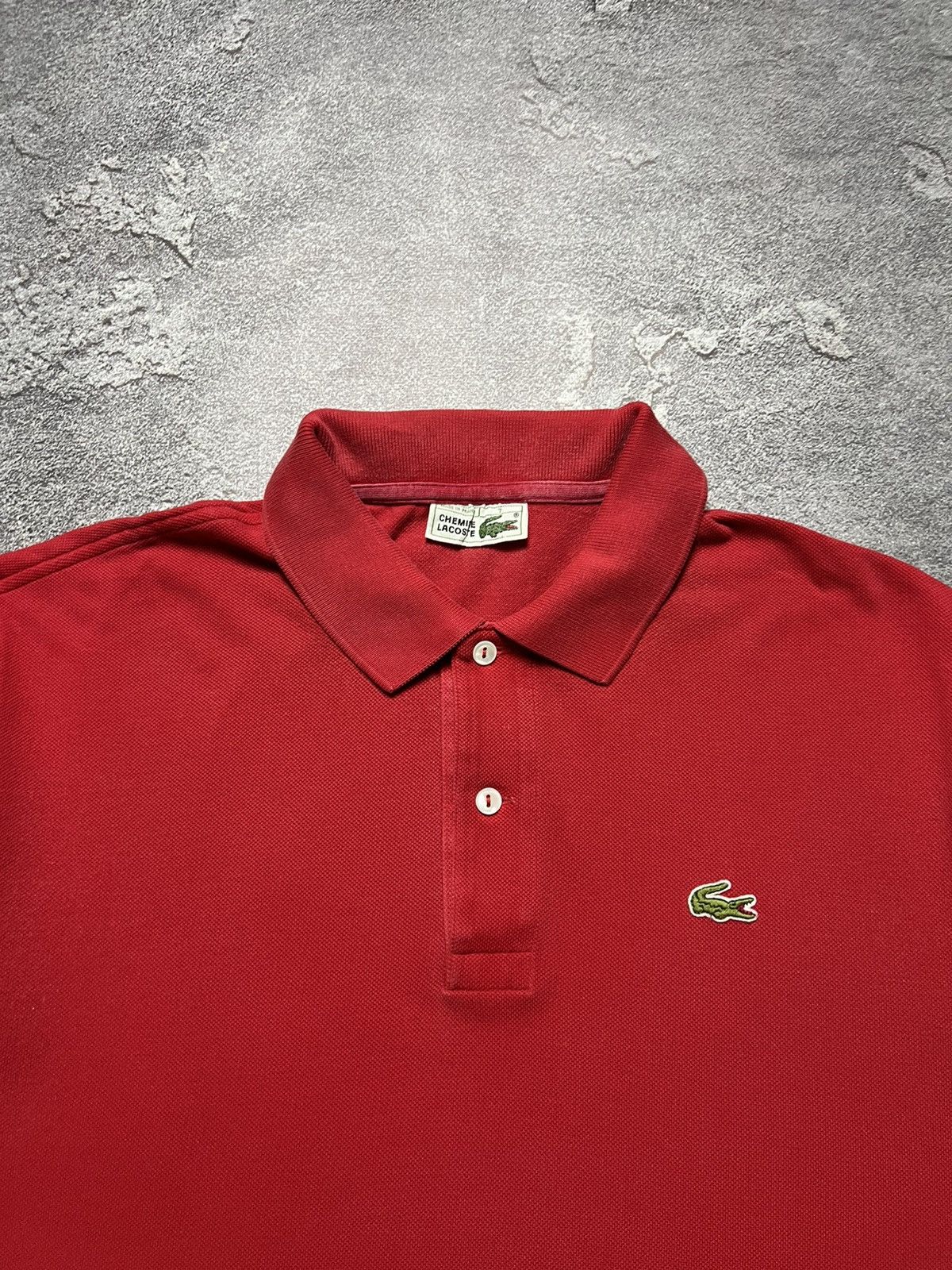 Lacoste 90x Vintage Lacoste T-Shirt Big Logo Lampas Striped Hoodie Size US XL / EU 56 / 4 - 2 Thumbnail