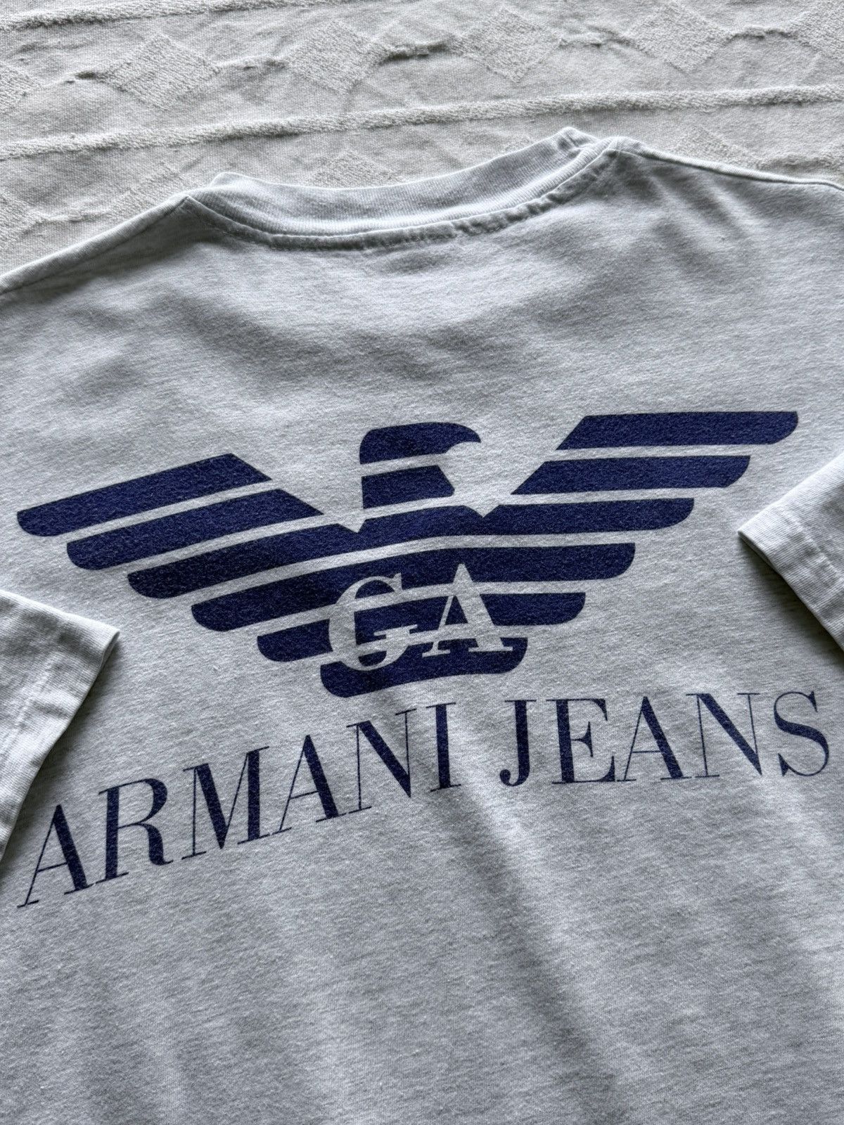 Vintage Vintage 90s Giorgio Armani Hanes Beefy Tag T-Shirt Tee Size US XL / EU 56 / 4 - 3 Thumbnail
