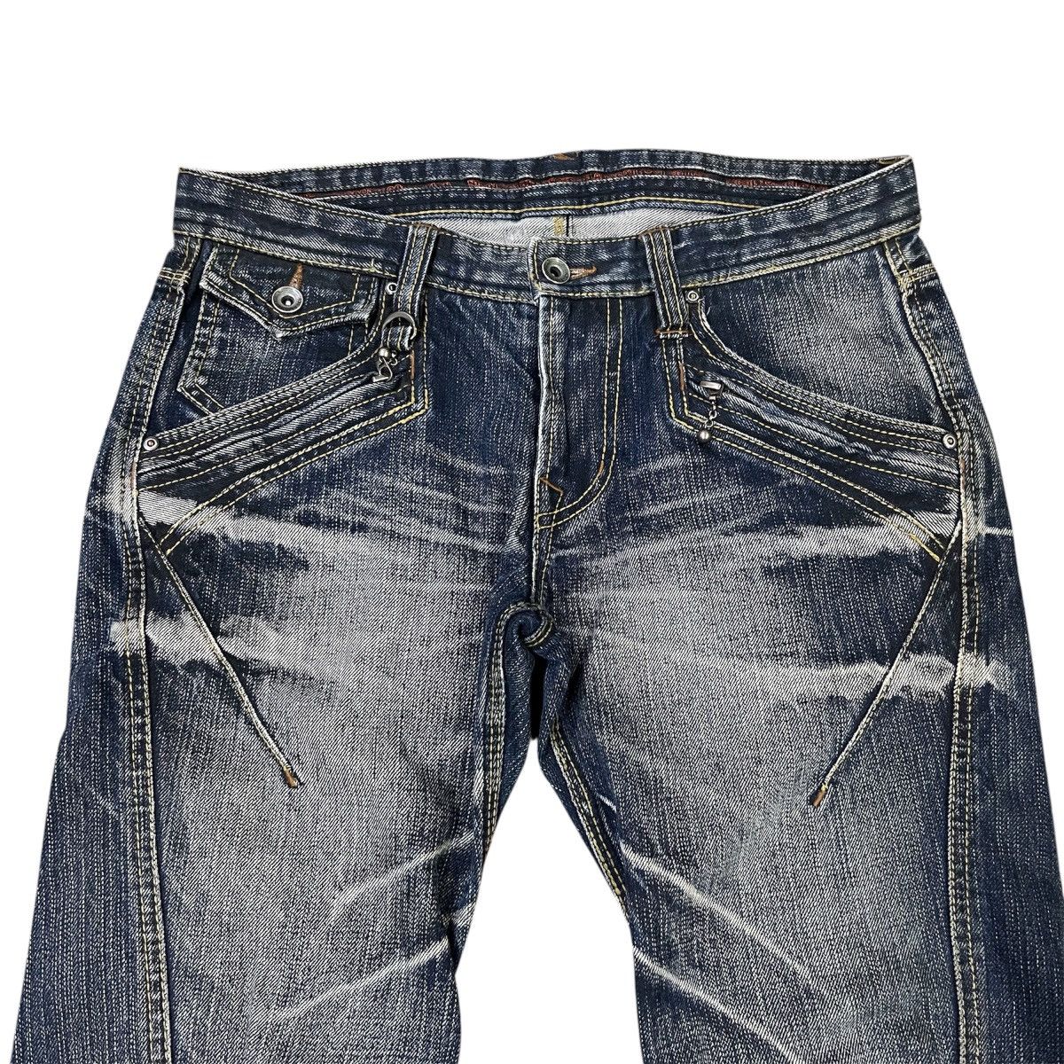 Nicole Club “punk style” NICOLE CLUB MUD WASH JEANS Size US 32 / EU 48 - 7 Thumbnail