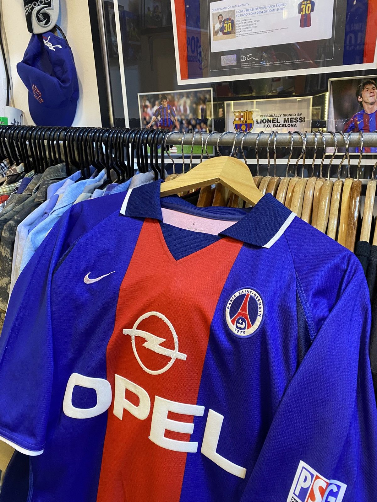 Nike Vintage 90s Paris Saint-Germain Home Kit Size US M / EU 48-50 / 2 - 2 Thumbnail
