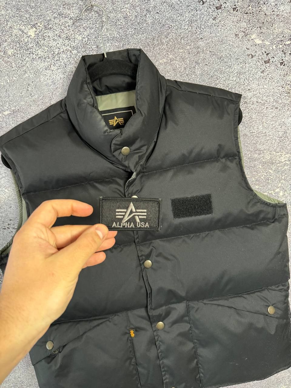 Alpha Industries × Vintage RARE Alpha Industries Down Puffer Vests USA Small Size US S / EU 44-46 / 1 - 11 Thumbnail