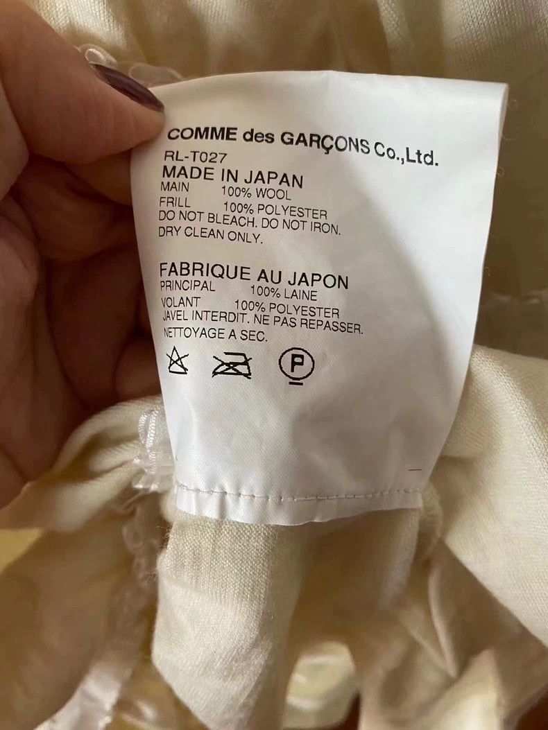 Comme des Garcons Comme Des Garcons CDG main line lace pleated top Size S / US 4 / IT 40 - 8 Thumbnail