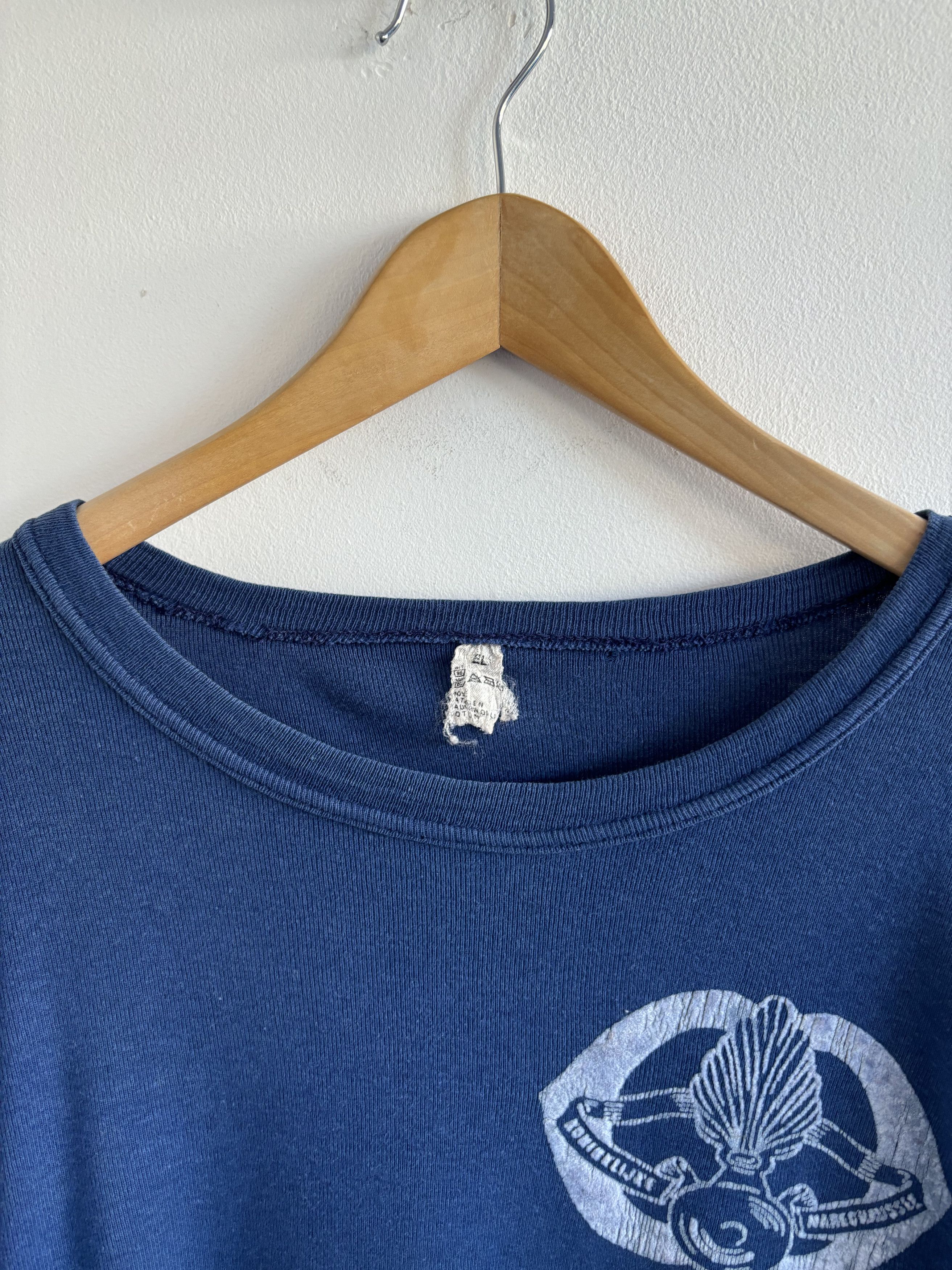 Vintage Vintage Blank Military Blue Tee Size US M / EU 48-50 / 2 - 5 Thumbnail