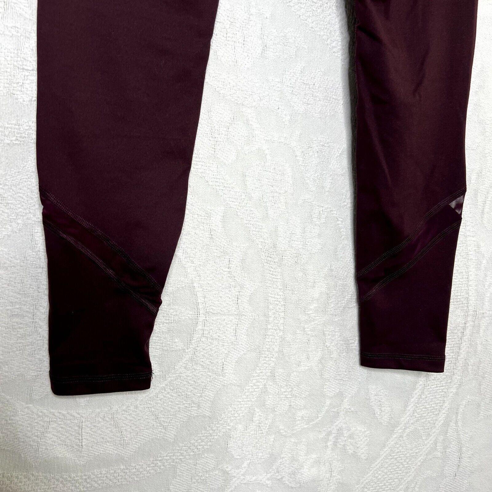 Other Mono B Purple Moto Yoga Mesh Leggings Size 26" / US 2 / IT 38 - 6 Thumbnail