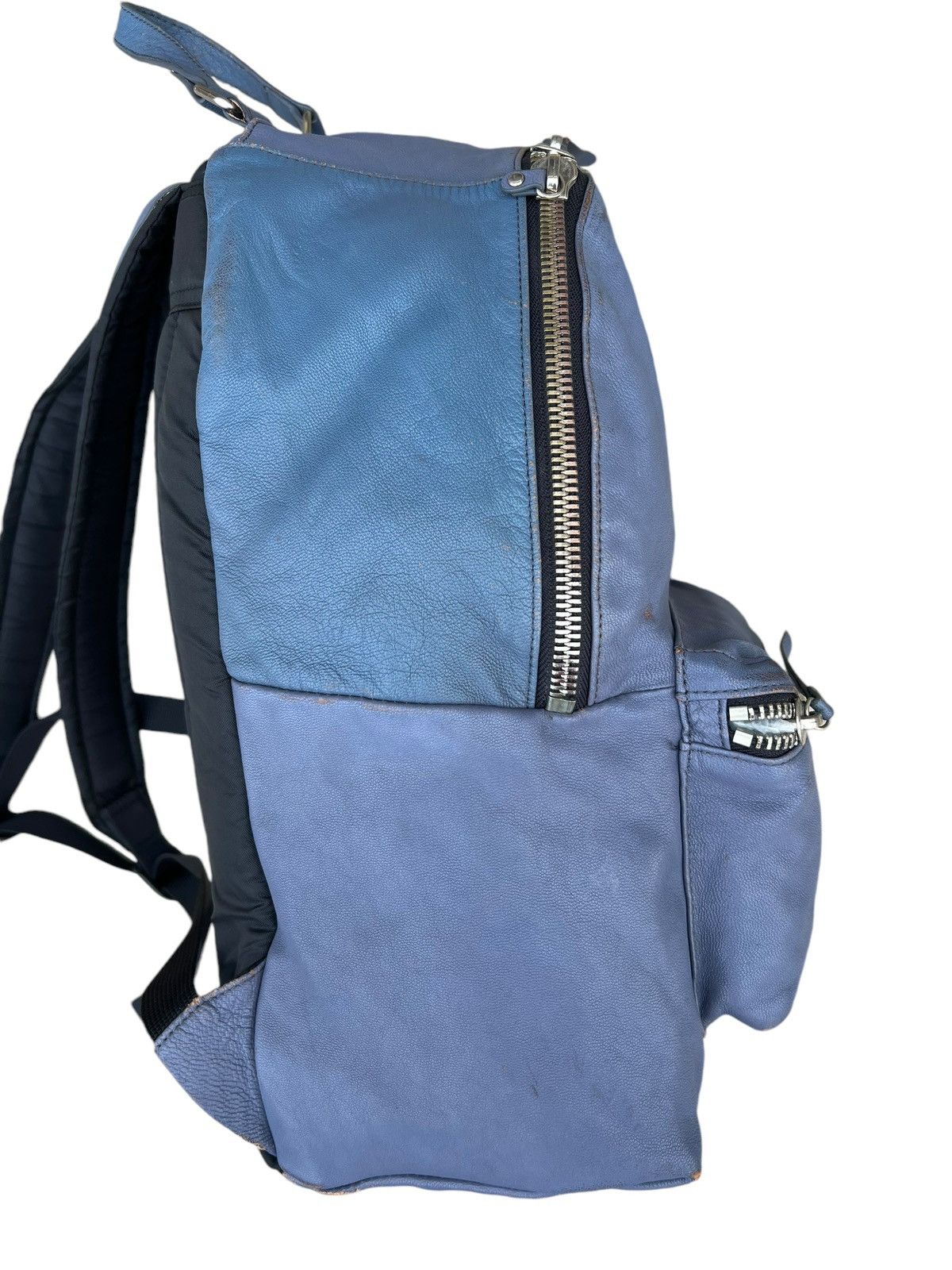 Leather And A Japan Distressed Patina Cowhide Leather Backpack Bag Size ONE SIZE - 13 Thumbnail