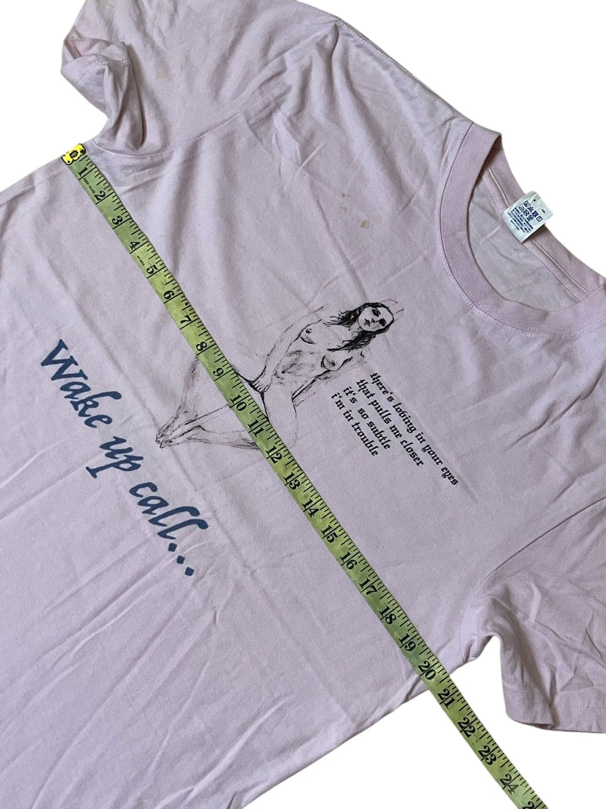 Japanese Brand CRAZY🔥WAKE UP CALL SEXY GIRL TEE SHIRT Size US M / EU 48-50 / 2 - 8 Thumbnail