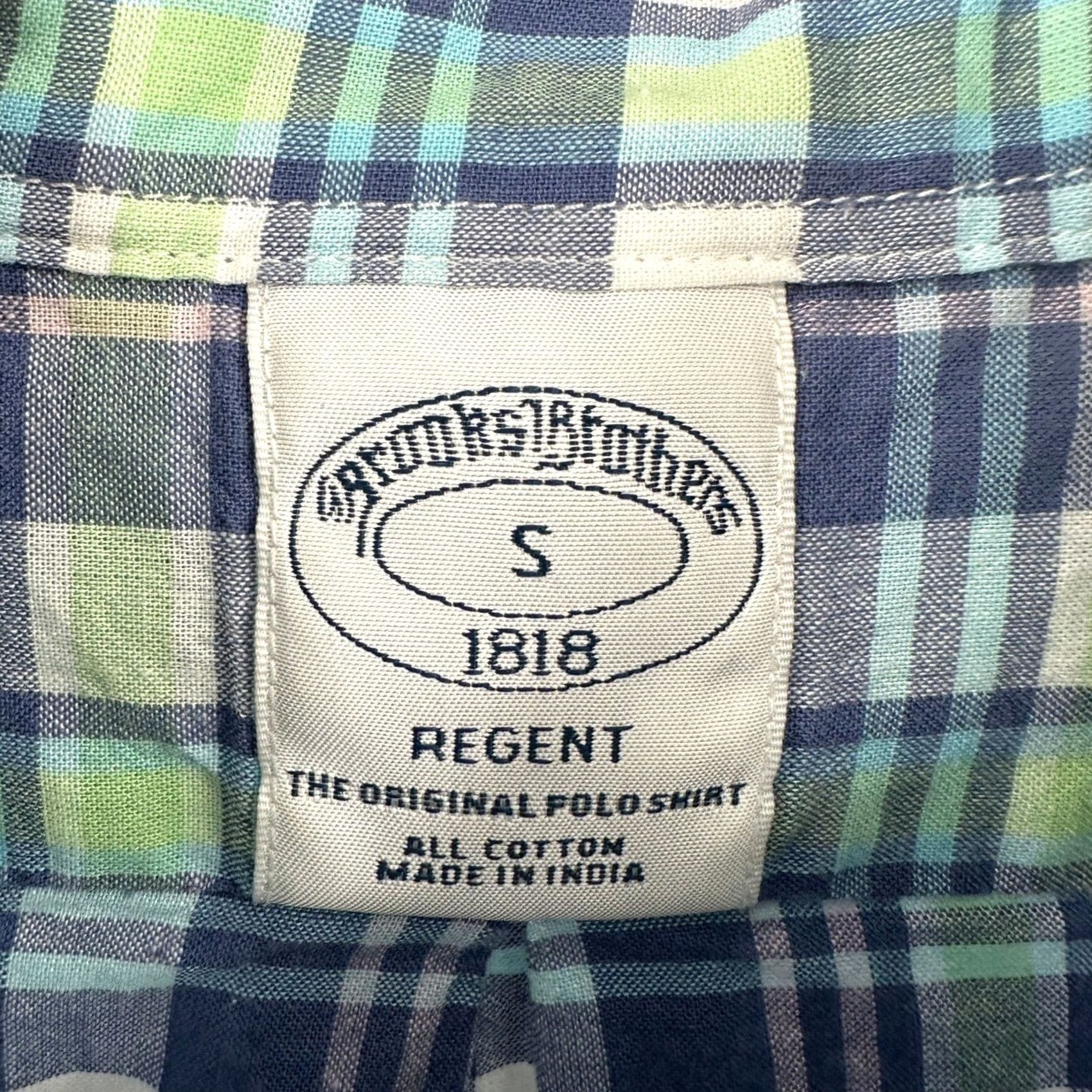Brooks Brothers Brooks Brothers Regent Short Sleeve Plaid Button-Down Shirt Men Size S Size US S / EU 44-46 / 1 - 2 Thumbnail