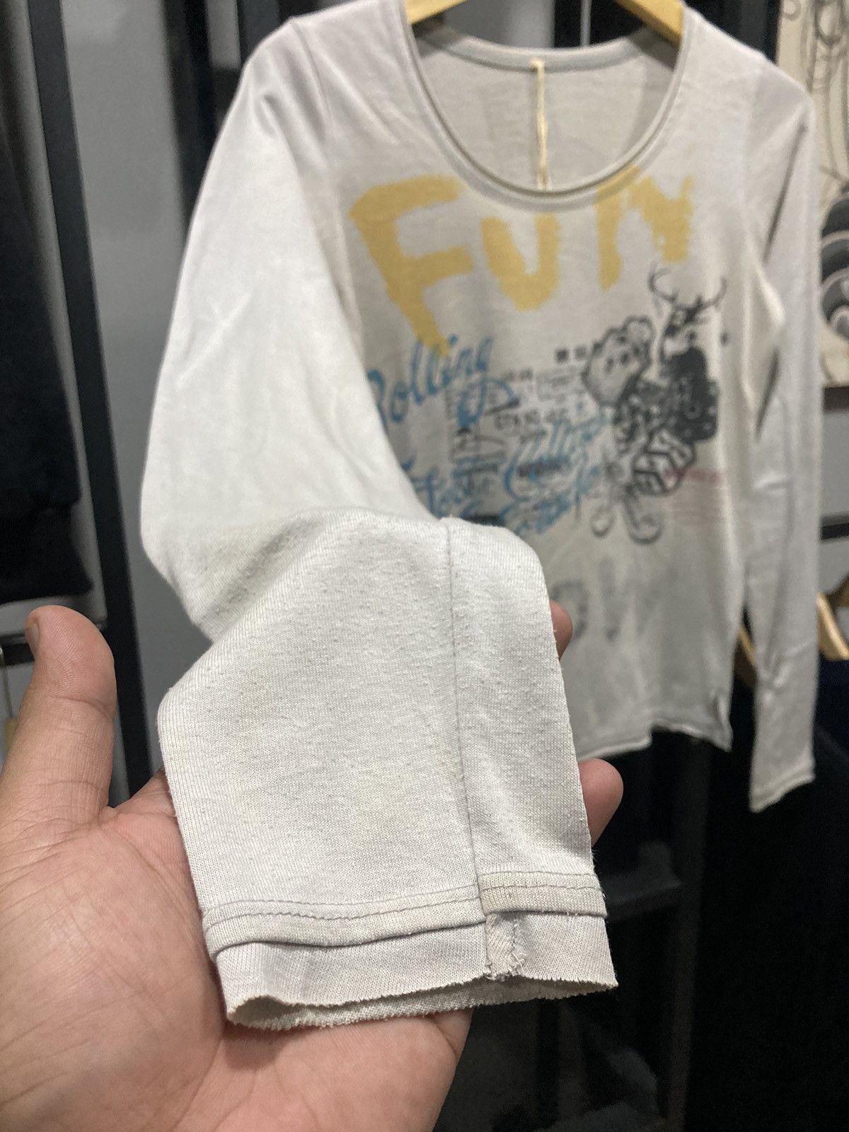 If Six Was Nine × Japanese Brand × Jean Paul Gaultier JAPANESE FUN NOW LONGSLEVE Size US M / EU 48-50 / 2 - 2 Thumbnail