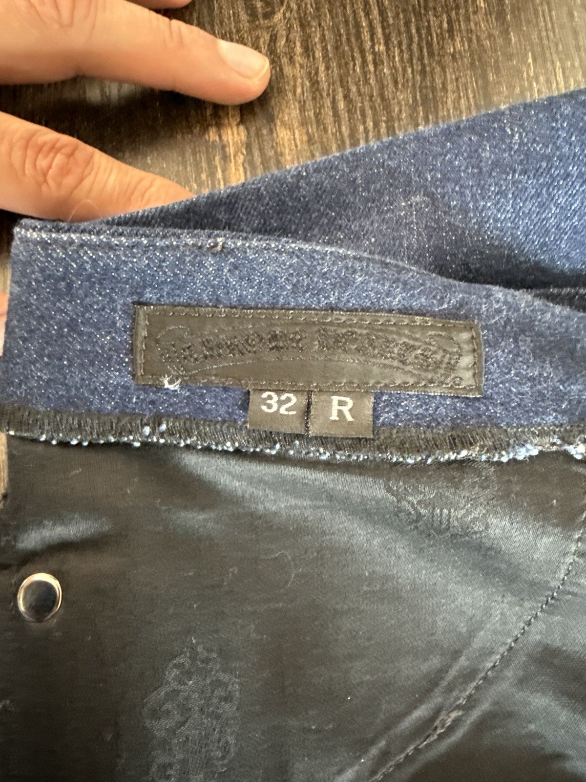 Chrome Hearts Chrome Hearts Bootcut Patch Jeans Size 32" / US 10 / IT 46 - 4 Thumbnail