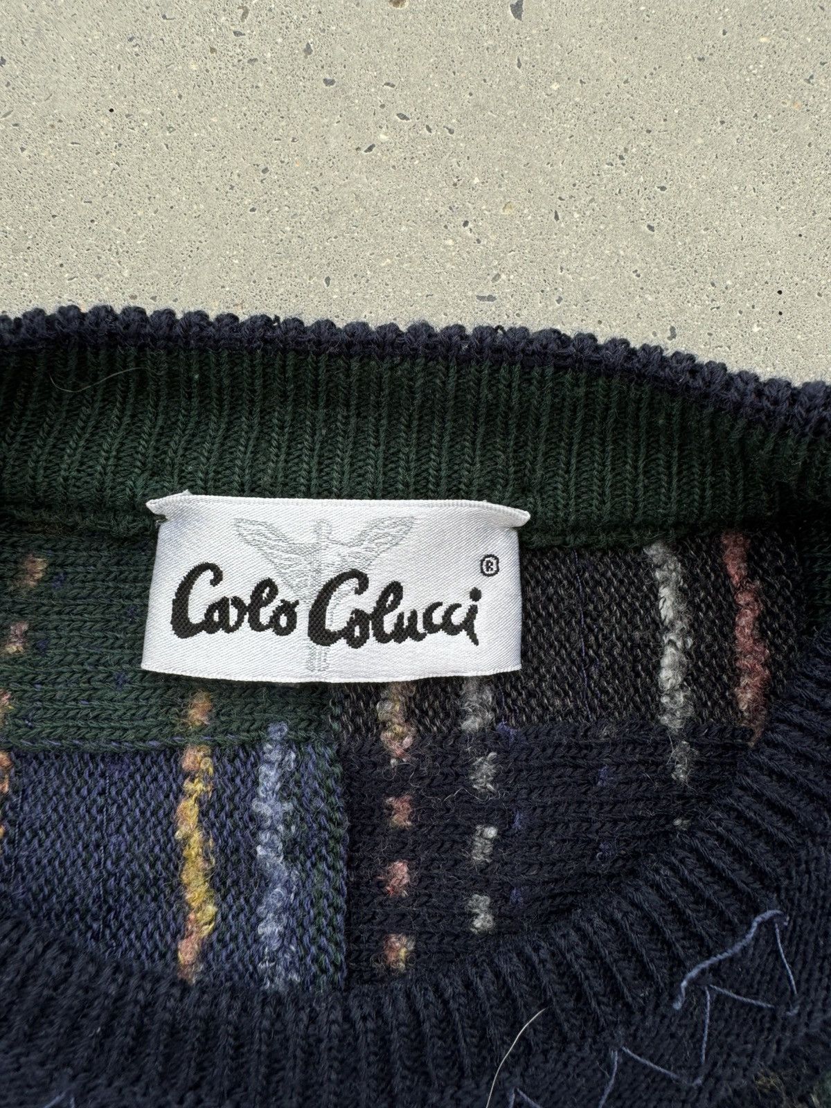 Carlo Colucci × Coogi × Vintage Carlo Colucci sweater knit jumper vintage Size US L / EU 52-54 / 3 - 4 Thumbnail