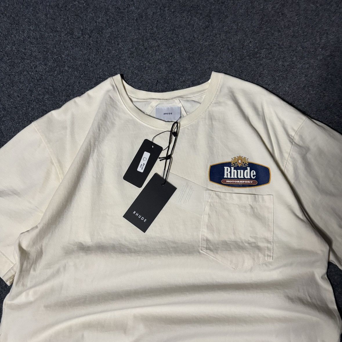 Rhude Rhude motorsport pocket tee Size US M / EU 48-50 / 2 - 3 Thumbnail