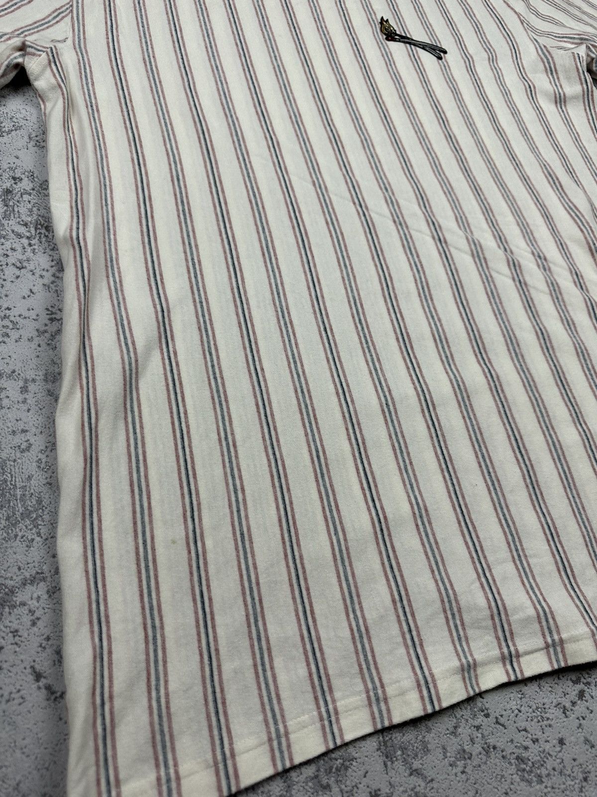 Volcom Volcom Striped Tee with Embroidered Match Design Size US L / EU 52-54 / 3 - 4 Thumbnail