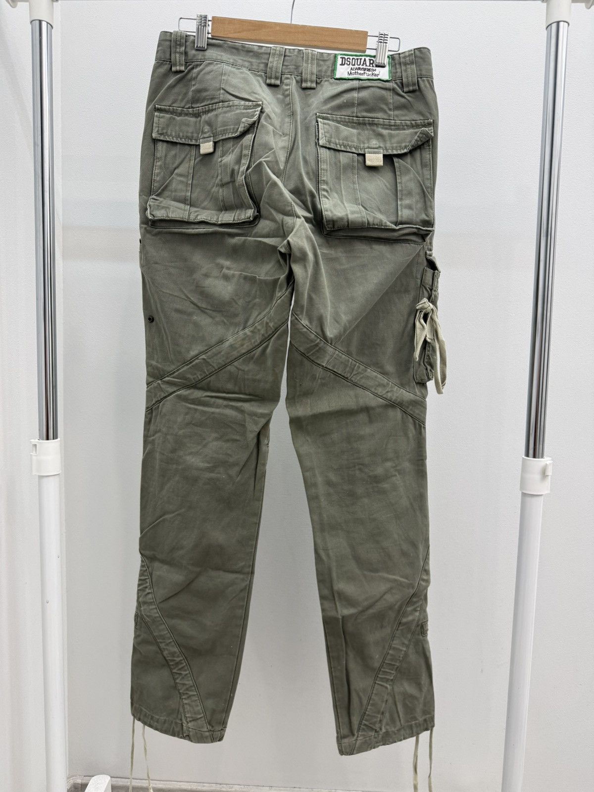 Dsquared2 Dsquared2 SS01 Tactical Military Bondage Cargo Pants Size US 32 / EU 48 - 2 Thumbnail