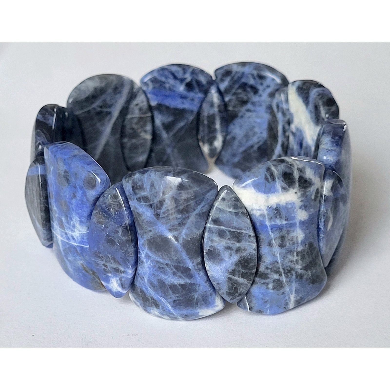 & Other Stories Jay King Desert Rose Trading Sodalite Stretch Bracelet Mine Size ONE SIZE - 4 Thumbnail