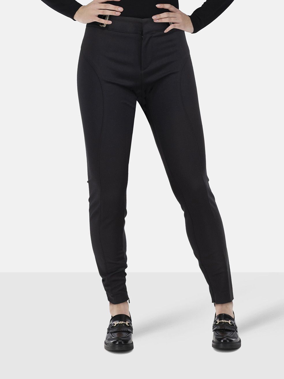 Gucci Black Horsebit Buckle Trousers Size 25" / US 0 / IT 36 - 1 Thumbnail