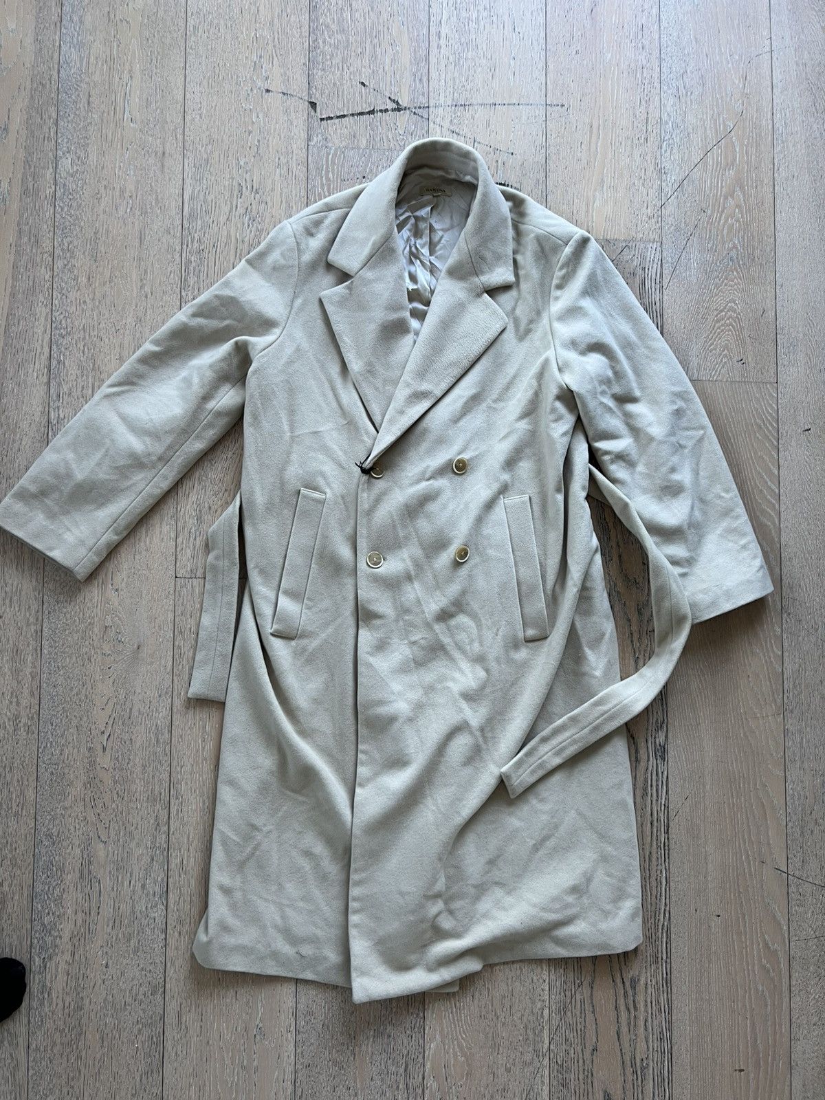 Barena Venezia Barena Venezia Men’s Double-Breasted Belted Coat Size US M / EU 48-50 / 2 - 1 Thumbnail