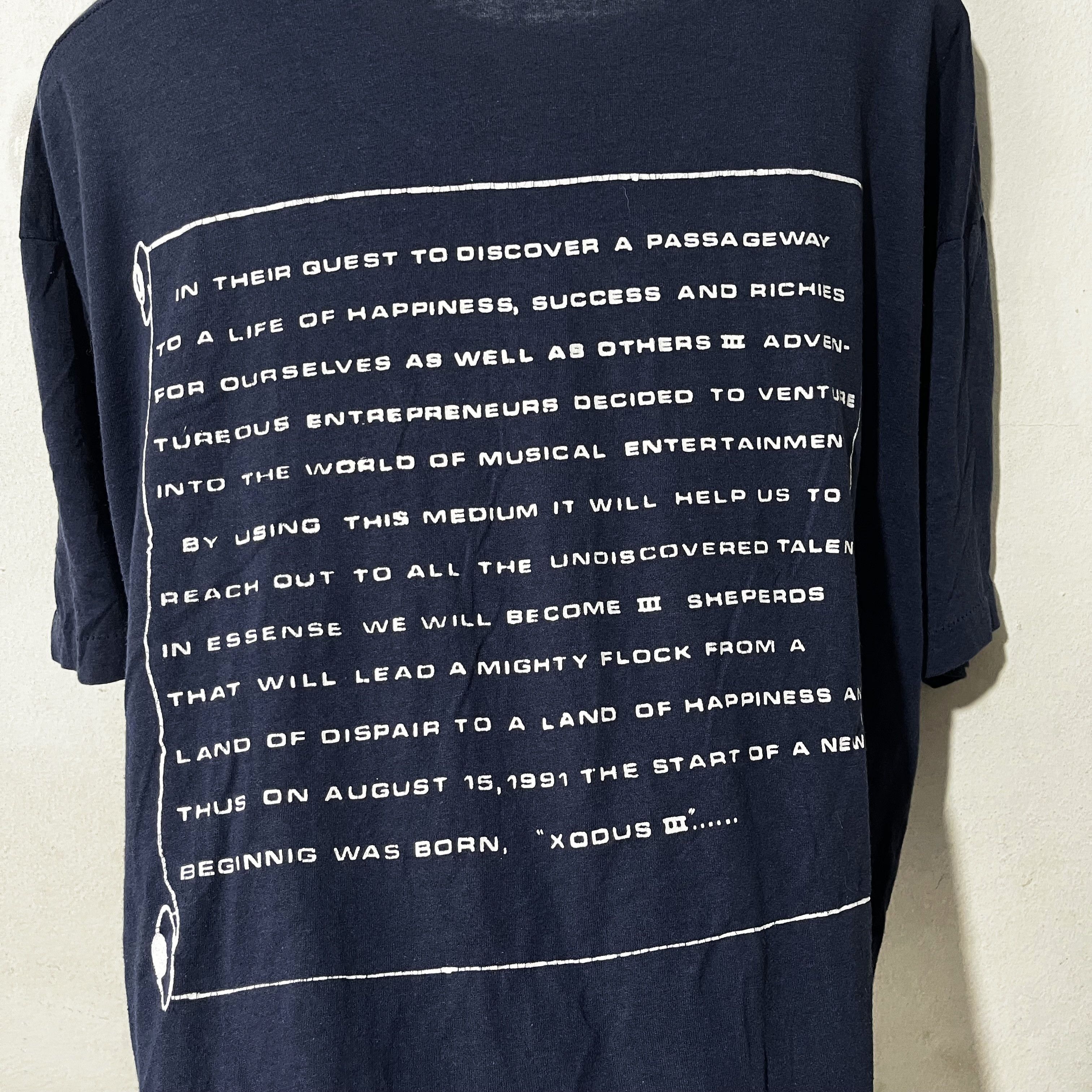 Band Tees × Vintage Vintage 90s Xodus Records Shirt Size US XL / EU 56 / 4 - 4 Thumbnail