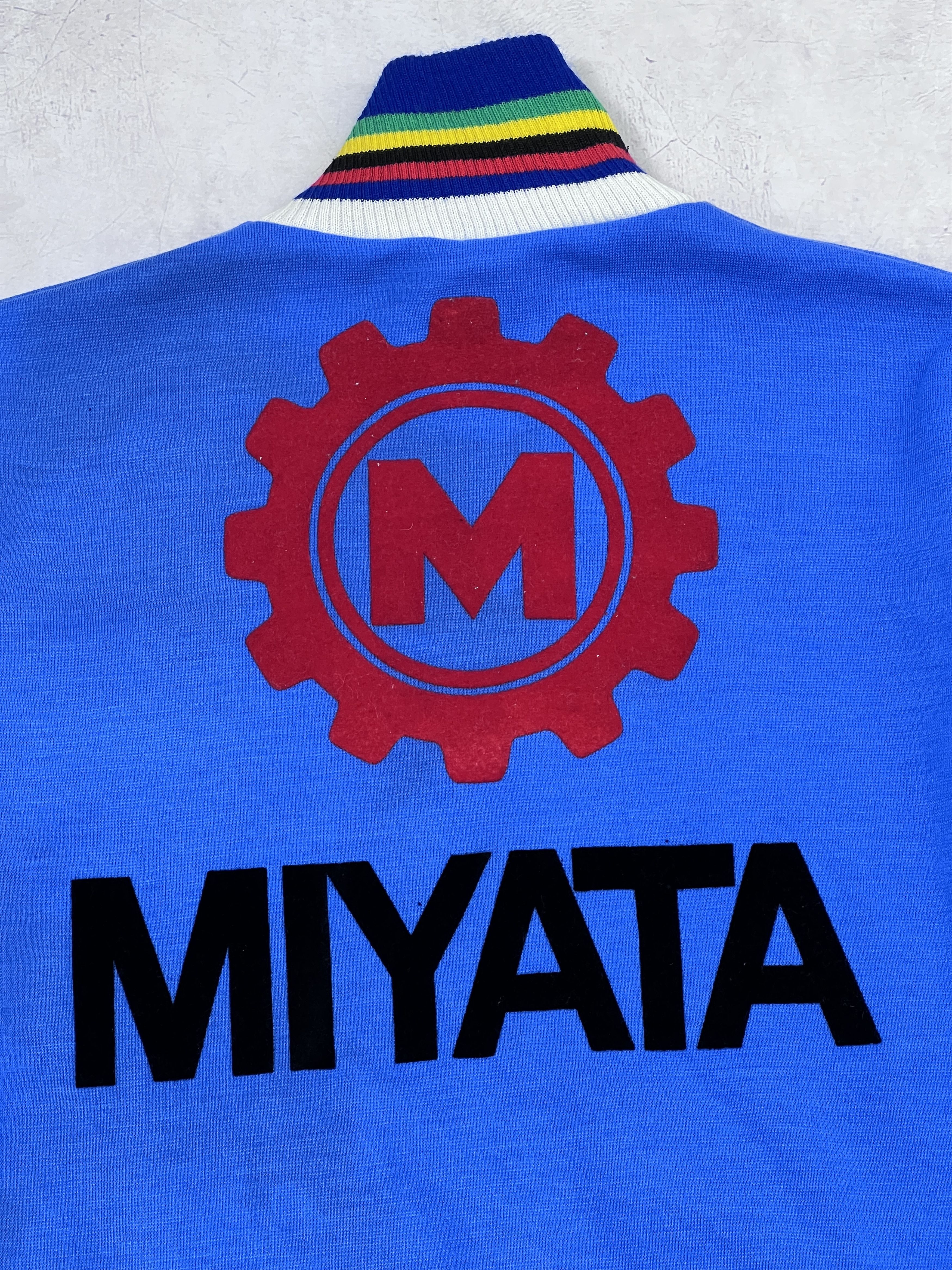 Sports Specialties × Vintage 80s Miyata Cycling Jersey S.A. Tricodor UCI Size US M / EU 48-50 / 2 - 18 Thumbnail