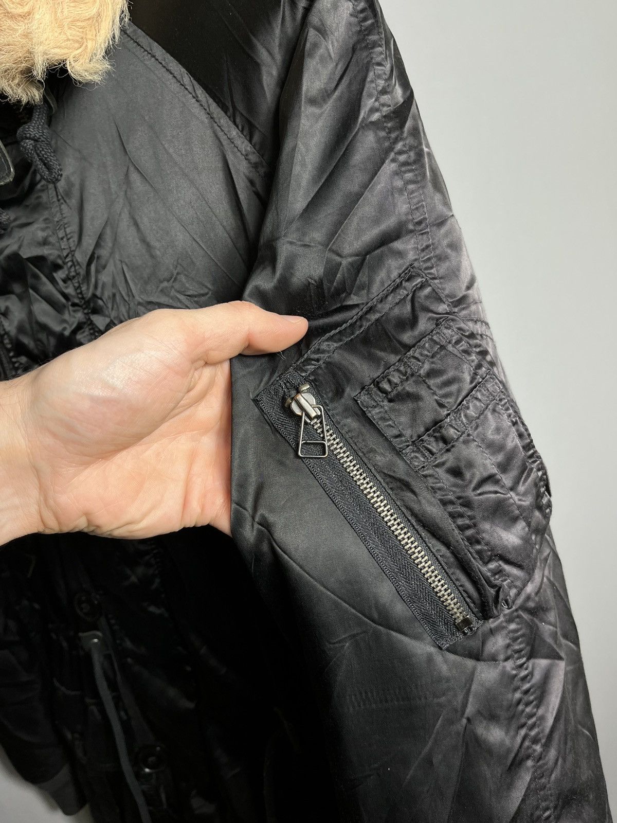 Ralph Lauren vintage ralph lauren parka down jacket mens black fur Size US S / EU 44-46 / 1 - 8 Thumbnail