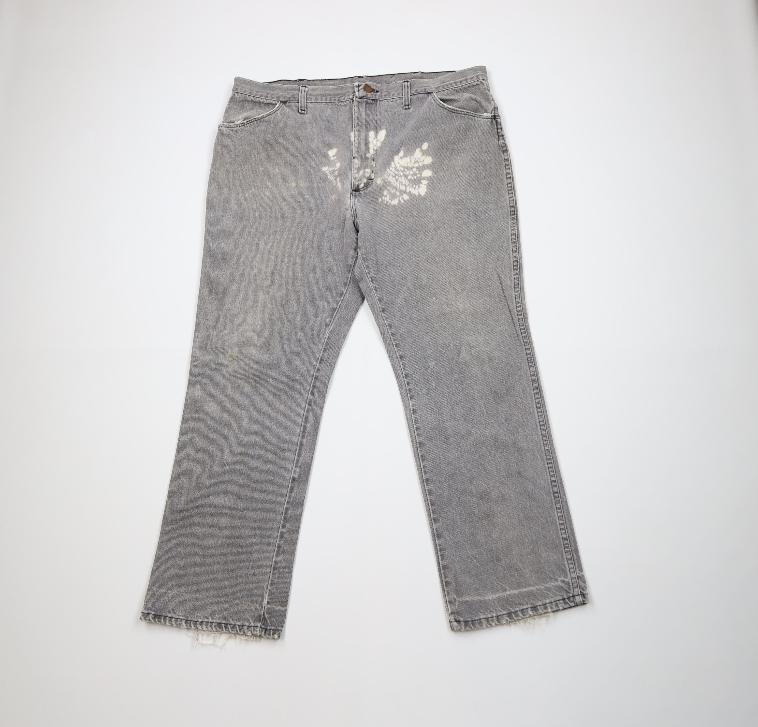 Vintage Vintage 80s 90s Streetwear Wide Leg Denim Jeans Gray USA Size US 40 / EU 56 - 1 Thumbnail