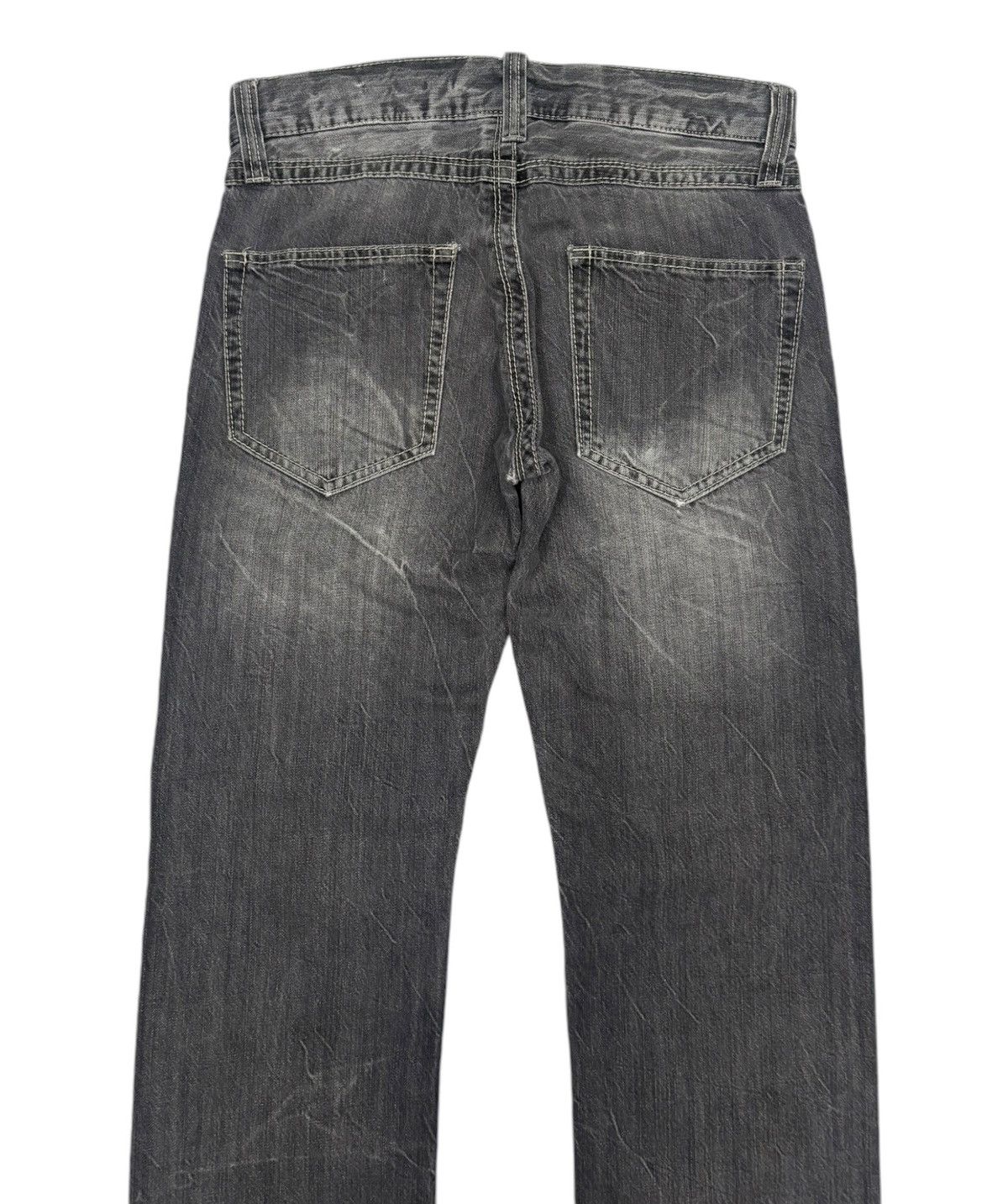 Japanese Brand 🔥AVAIL JEANS SLIM STRAIGHT DISTRESSED DENIM JEANS Size US 32 / EU 48 - 6 Thumbnail