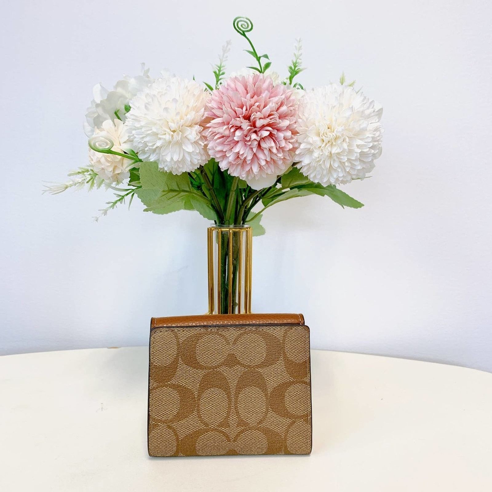Coach Coach CF472 Small Morgan Wallet In Colorblock Signature Size ONE SIZE - 3 Thumbnail
