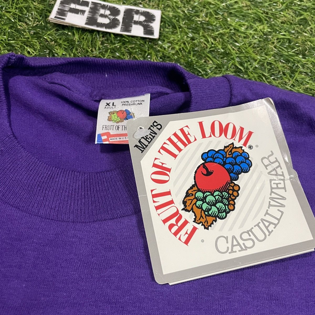 Vintage Vintage Blank Fruit of the Loom Pocket Tee Size US XL / EU 56 / 4 - 4 Thumbnail