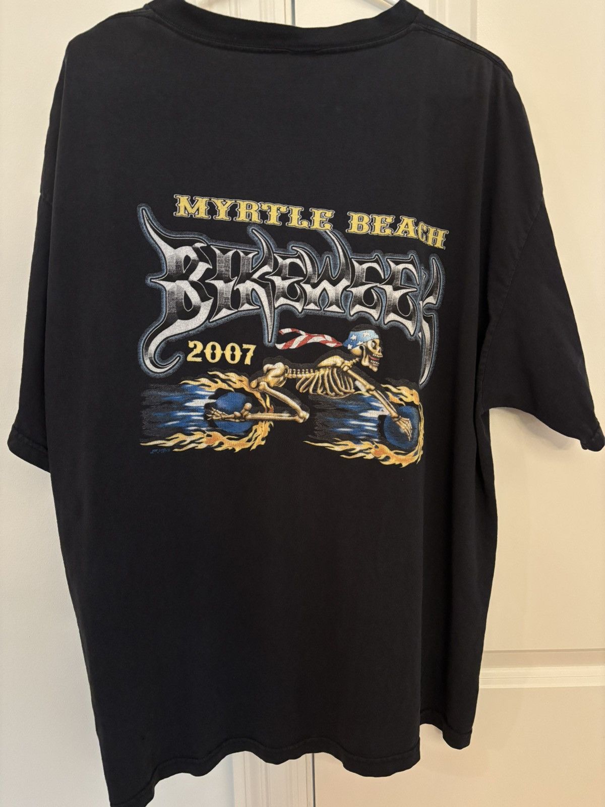 Delta Vintage 2007 Myrtle Beach BikeWeek Black Shirt - Sz: XL Size US XL / EU 56 / 4 - 1 Thumbnail