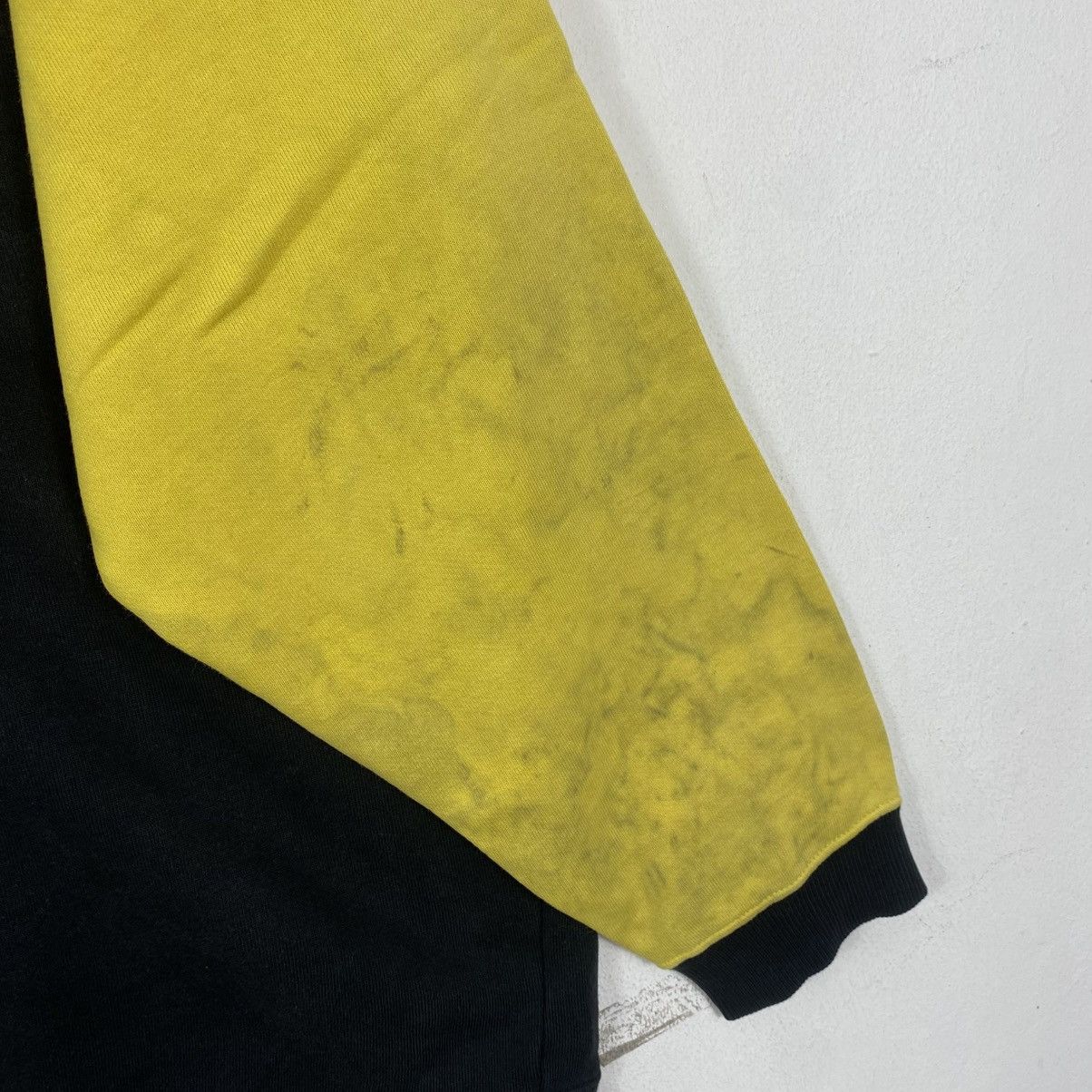 Fox Racing Dunlop Vintage Sweatshirt Checker Raglan Yellow Black XL/L Size US L / EU 52-54 / 3 - 4 Thumbnail
