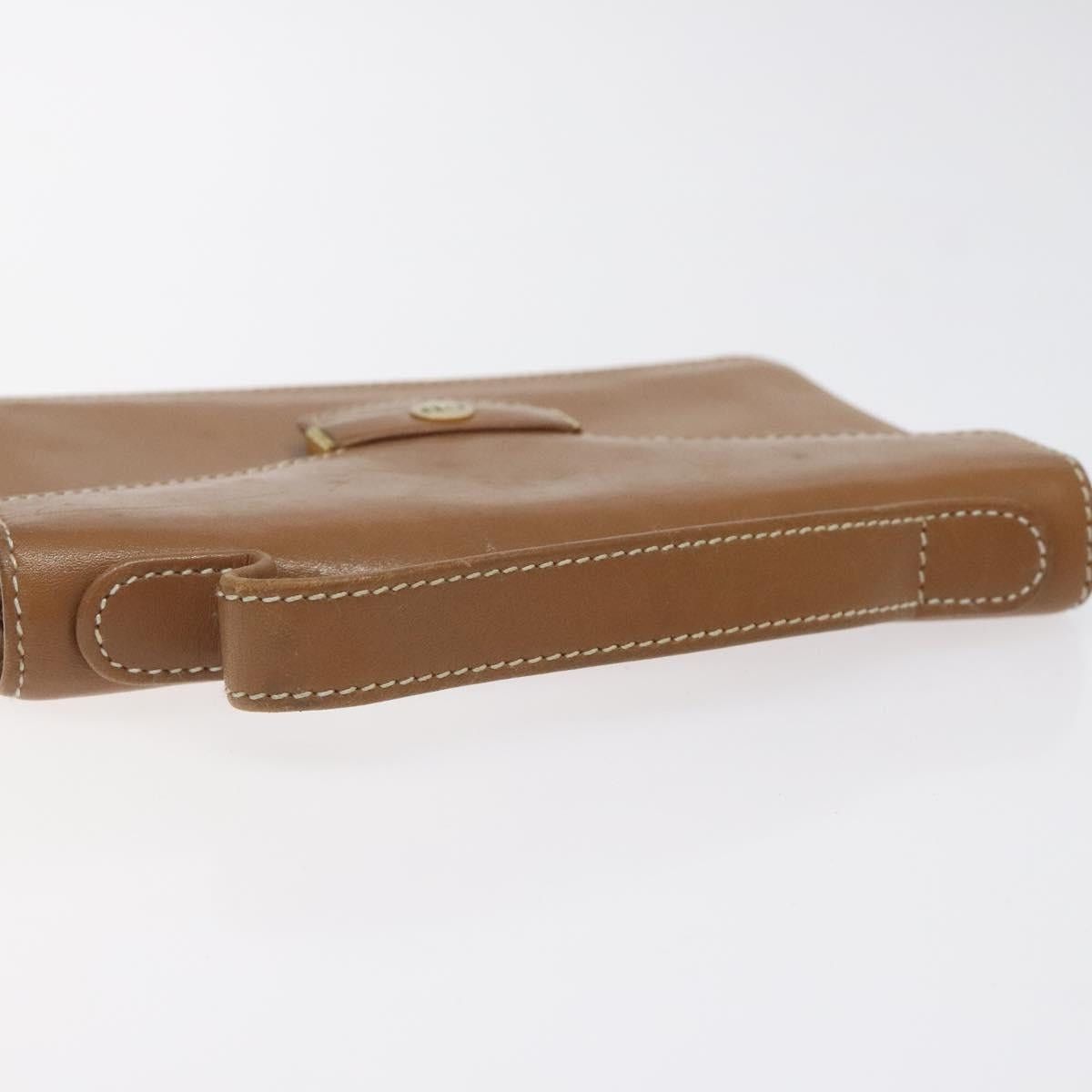 Dior DIOR Hand Bag Leather Brown Gold Size ONE SIZE - 7 Thumbnail
