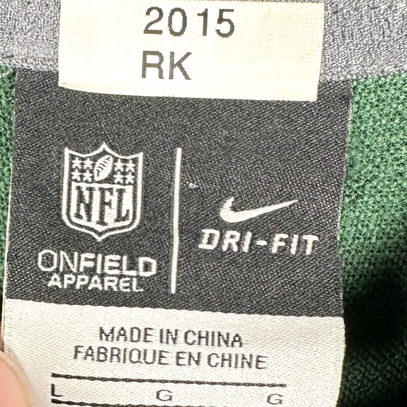 Nike Nike New York Jets NFL Onfield Polo Shirt Mens L Green Dri-Fit Rugby EUC Size US L / EU 52-54 / 3 - 4 Thumbnail