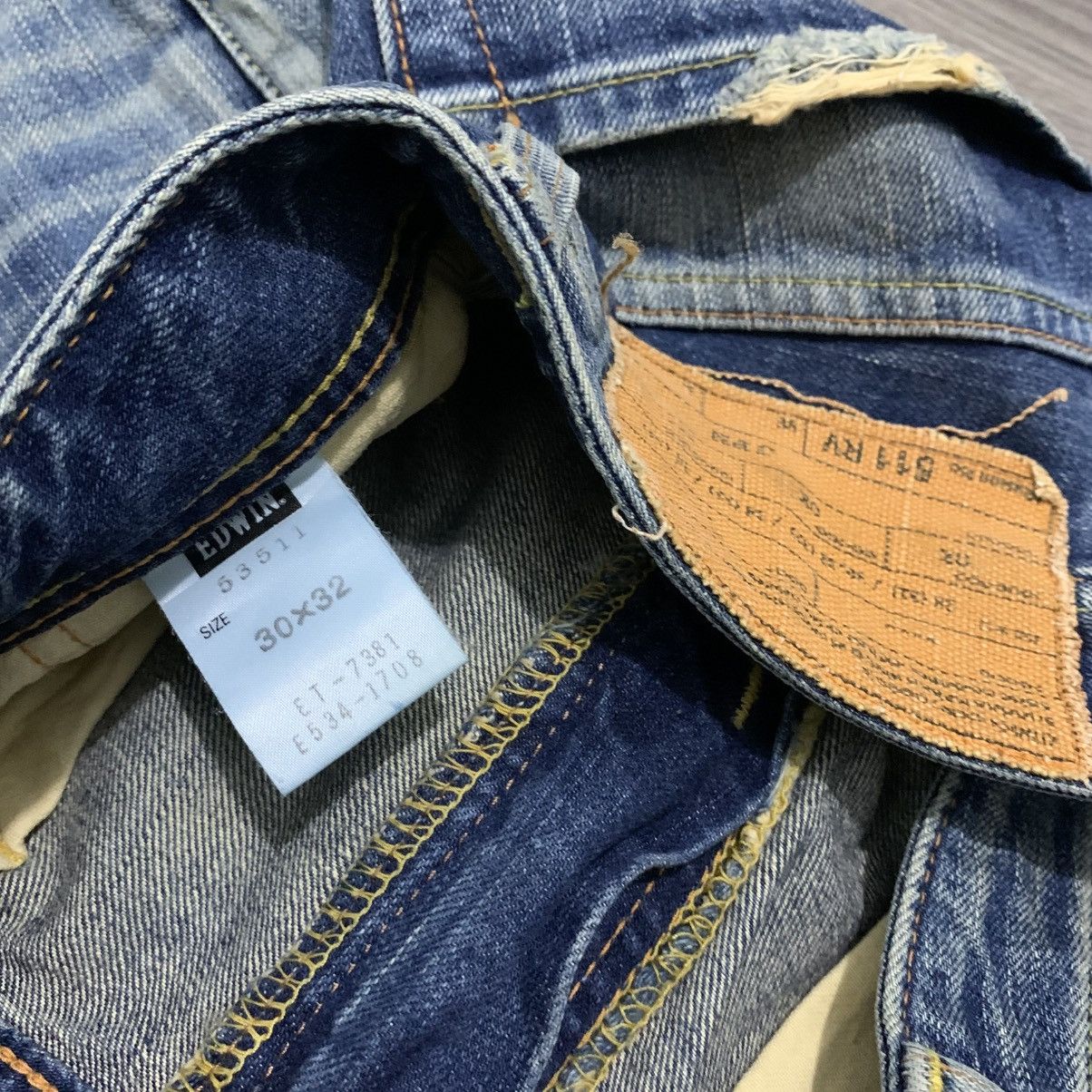 Edwin EDWIN DISTRESSED BOOTCUT JEANS Size US 30 / EU 46 - 11 Thumbnail