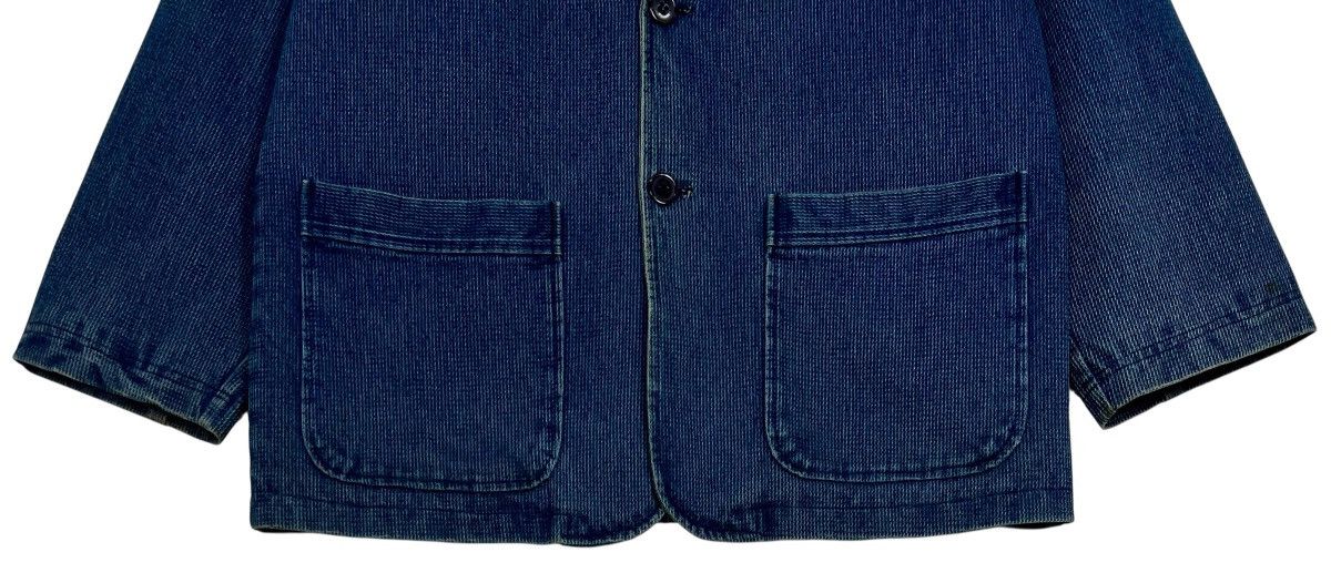 Japanese Brand Vintage Indigo Workwear Chore Jacket Size US XL / EU 56 / 4 - 4 Thumbnail