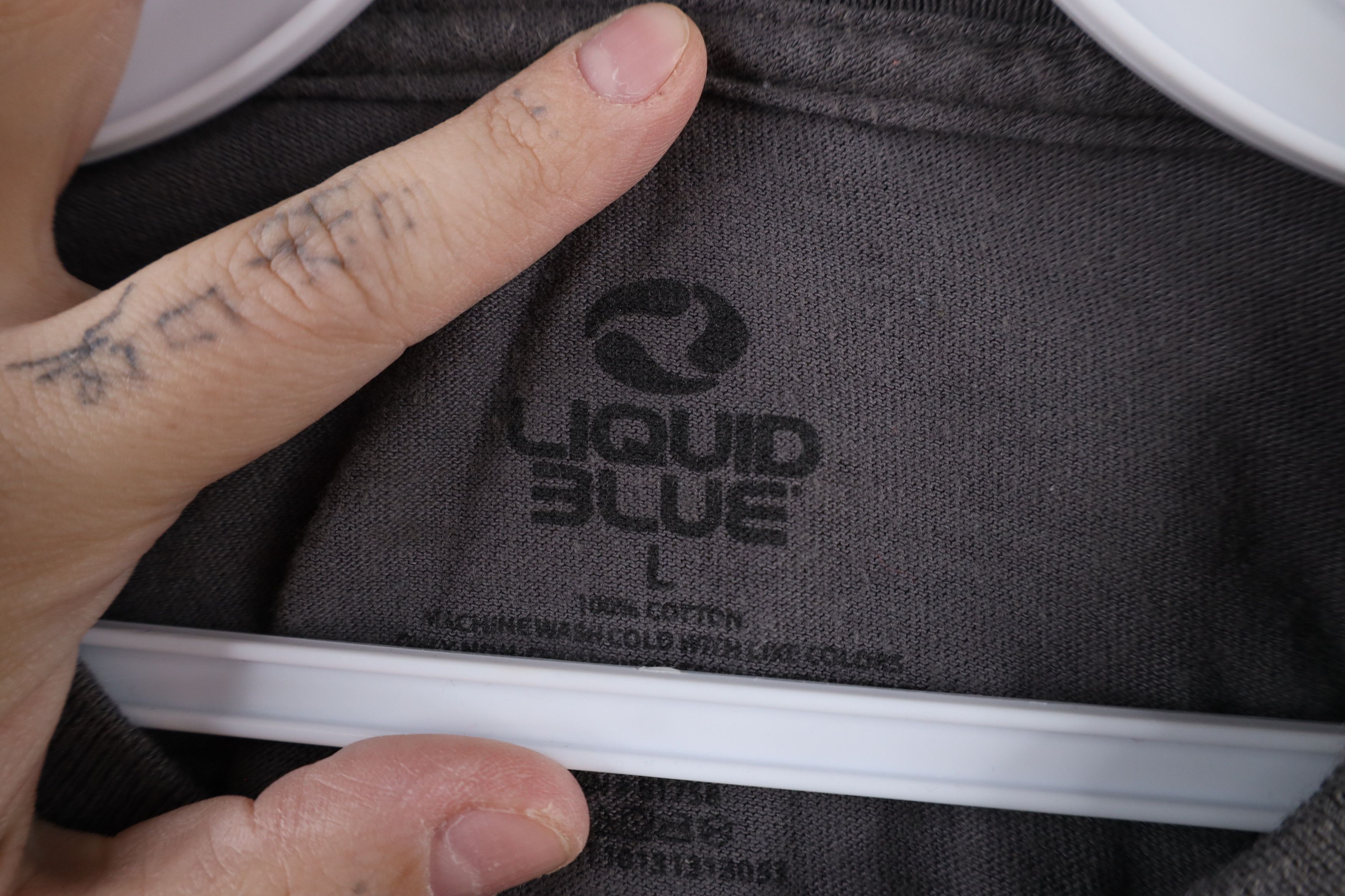 Liquid Blue × Vintage Y2K Liquid Blue All Over Print ACDC Band T-Shirt Gray Cotton Size US L / EU 52-54 / 3 - 7 Thumbnail