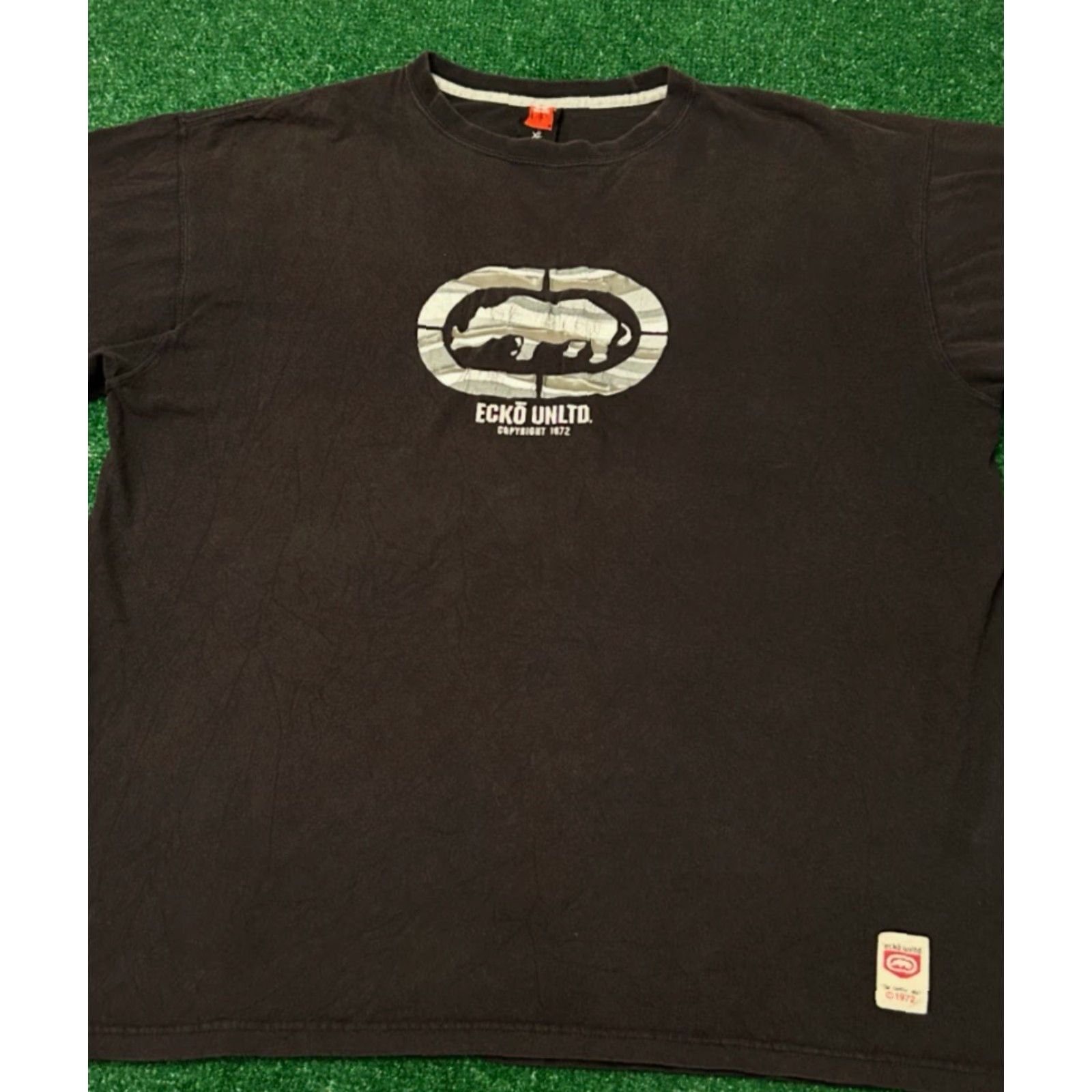 Ecko Unltd. VINTAGE Ecko Unltd Classic Logo Shirt Mens XL Black 90s Grunge Hip Hop Skater Logo T-Shirt Size US XL / EU 56 / 4 - 4 Thumbnail