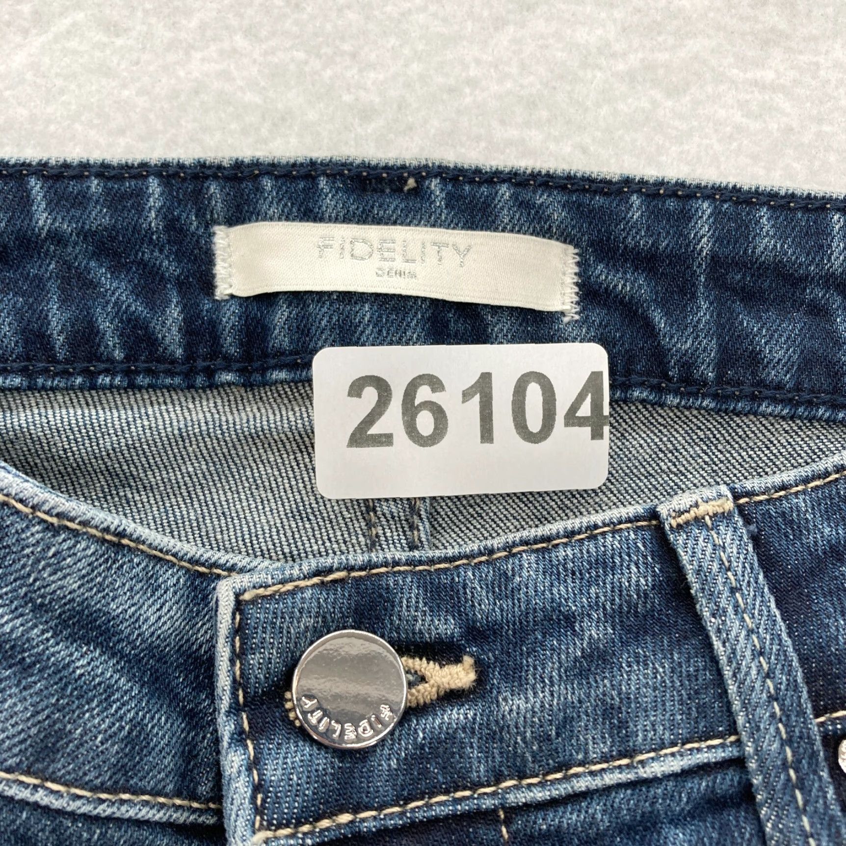Vintage Fidelity Denim Jeans Women 26 Cher Slim Ankle Bristol Blue Stretch Denim NWT Size 26" / US 2 / IT 38 - 6 Thumbnail