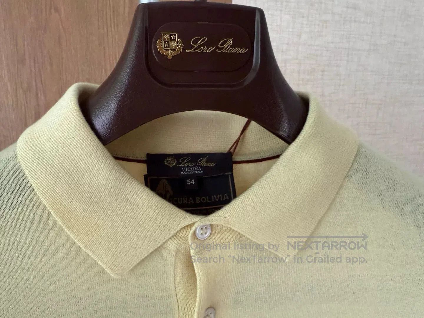 Loro Piana Loro Piana Vicuna Knit Polo Shirt. Size US L / EU 52-54 / 3 - 4 Thumbnail