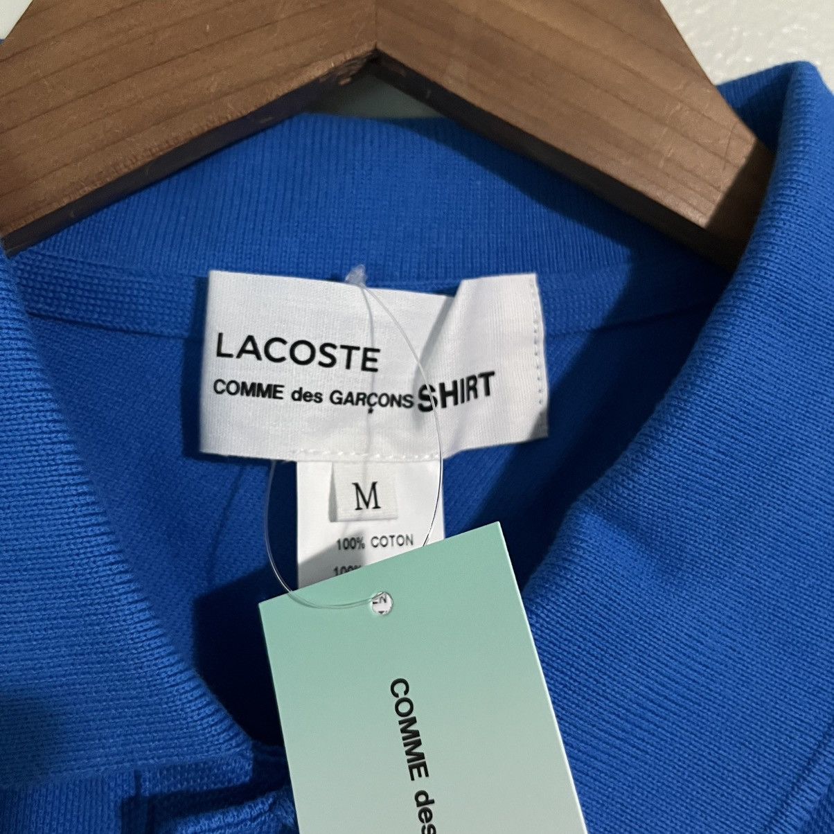 Comme des Garcons SHIRT × Lacoste Uneven Hem Polo Shirt Size US M / EU 48-50 / 2 - 11 Thumbnail