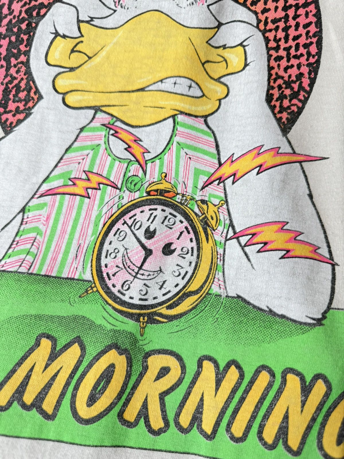Vintage Vintage 1989 Humor Oh Shit It’s Morning T Shirt Size US L / EU 52-54 / 3 - 5 Thumbnail