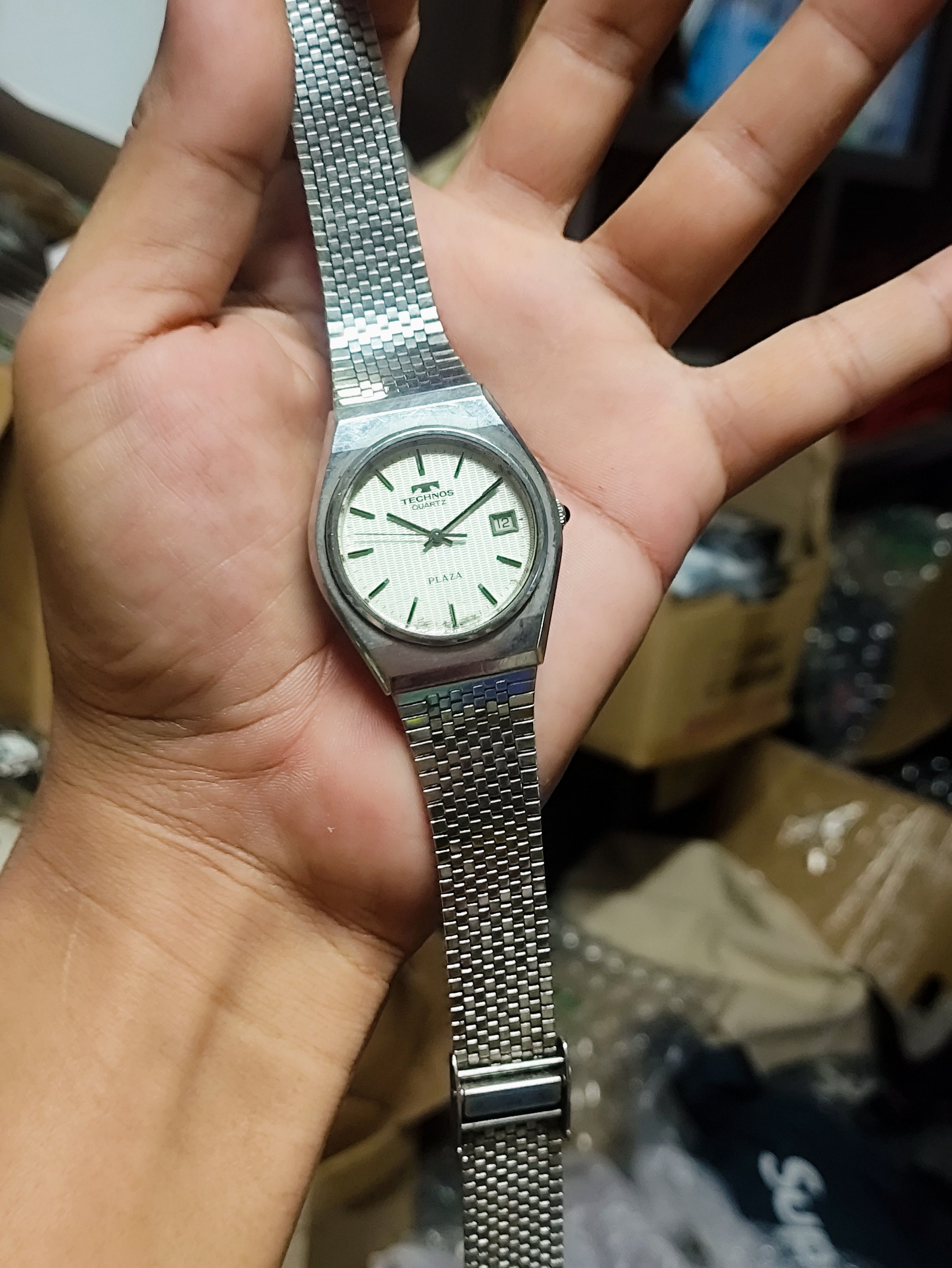 Japanese Brand Vintage Technos plaza Watch Quartz engine Size ONE SIZE - 10 Thumbnail