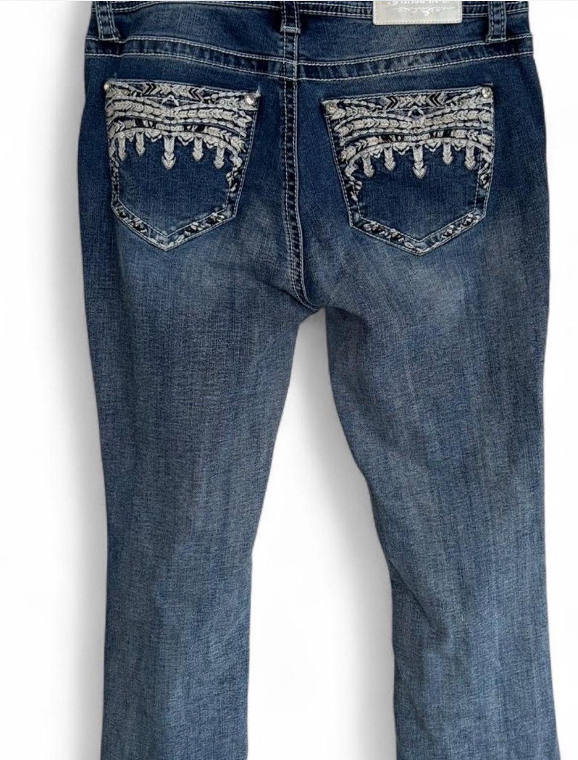 Grace in LA Grace in LA Jeans Easy Fit - Dark Wash Bootcut Size 7 Size 28" / US 6 / IT 42 - 3 Thumbnail