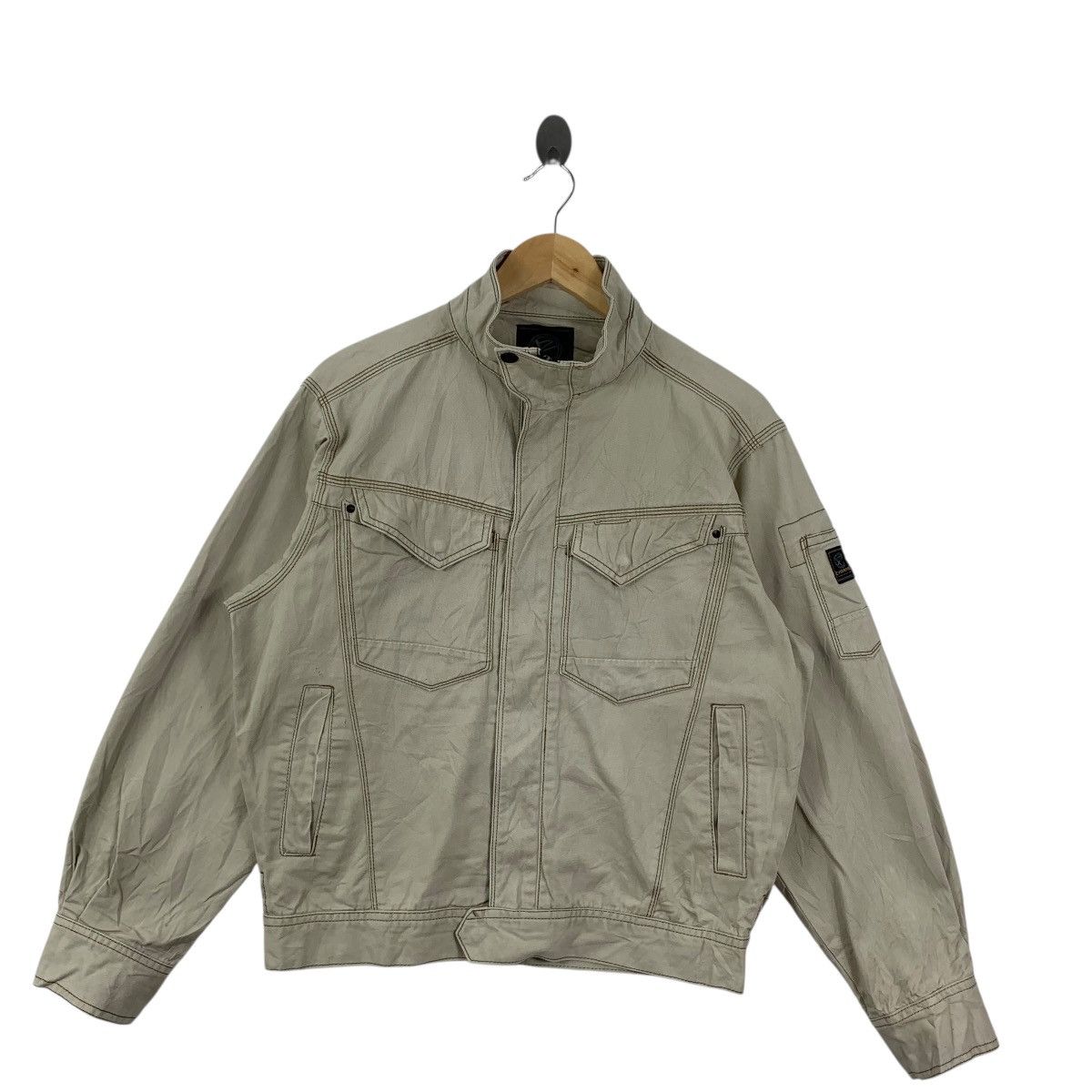 Other EVENRIVER JAPAN WORKWEAR Denim Jeans Jacket Windbreaker Size US L / EU 52-54 / 3 - 5 Thumbnail