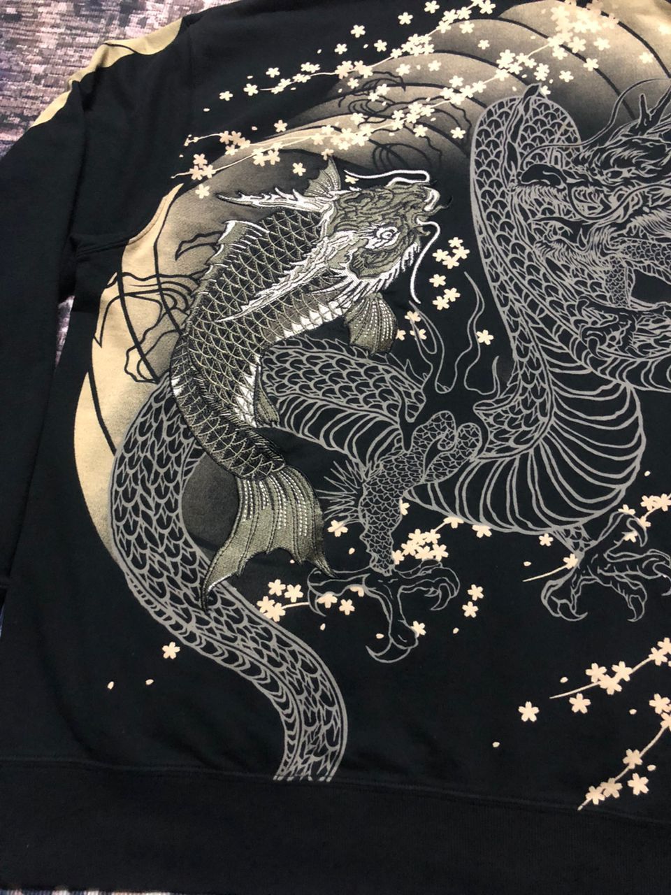Karakuri Tamashii Karakuri Tamashii Koi Fish & Dragon Embroidered Print Size US XL / EU 56 / 4 - 12 Thumbnail