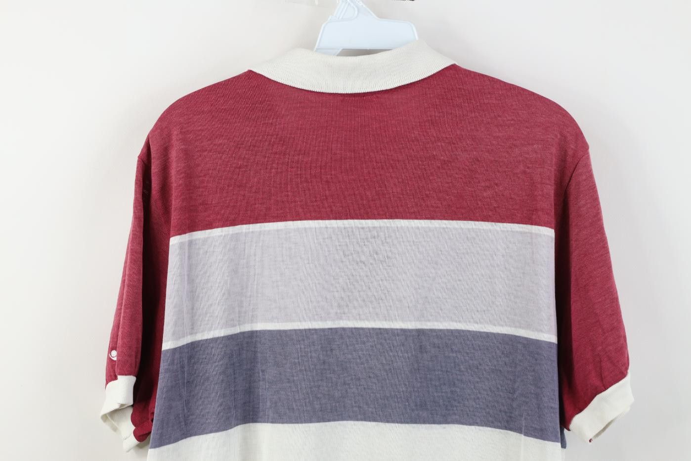 Vintage Vintage 70s 80s Streetwear Block Knit Golf Polo Shirt USA Size US XL / EU 56 / 4 - 15 Thumbnail