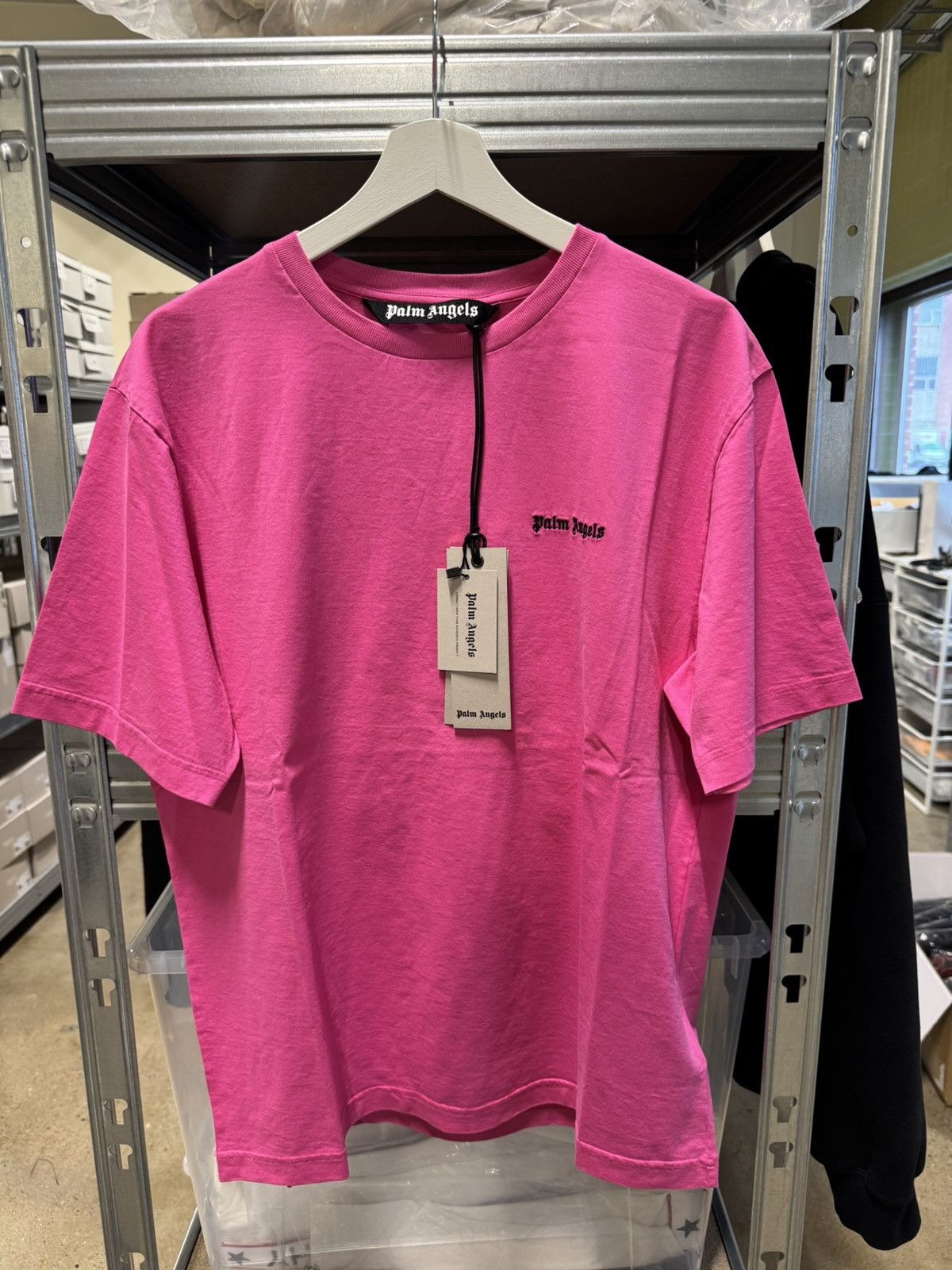 Palm Angels Palm Angels Logo Embroidery T-Shirt NEW 500$ Size US M / EU 48-50 / 2 - 1 Thumbnail