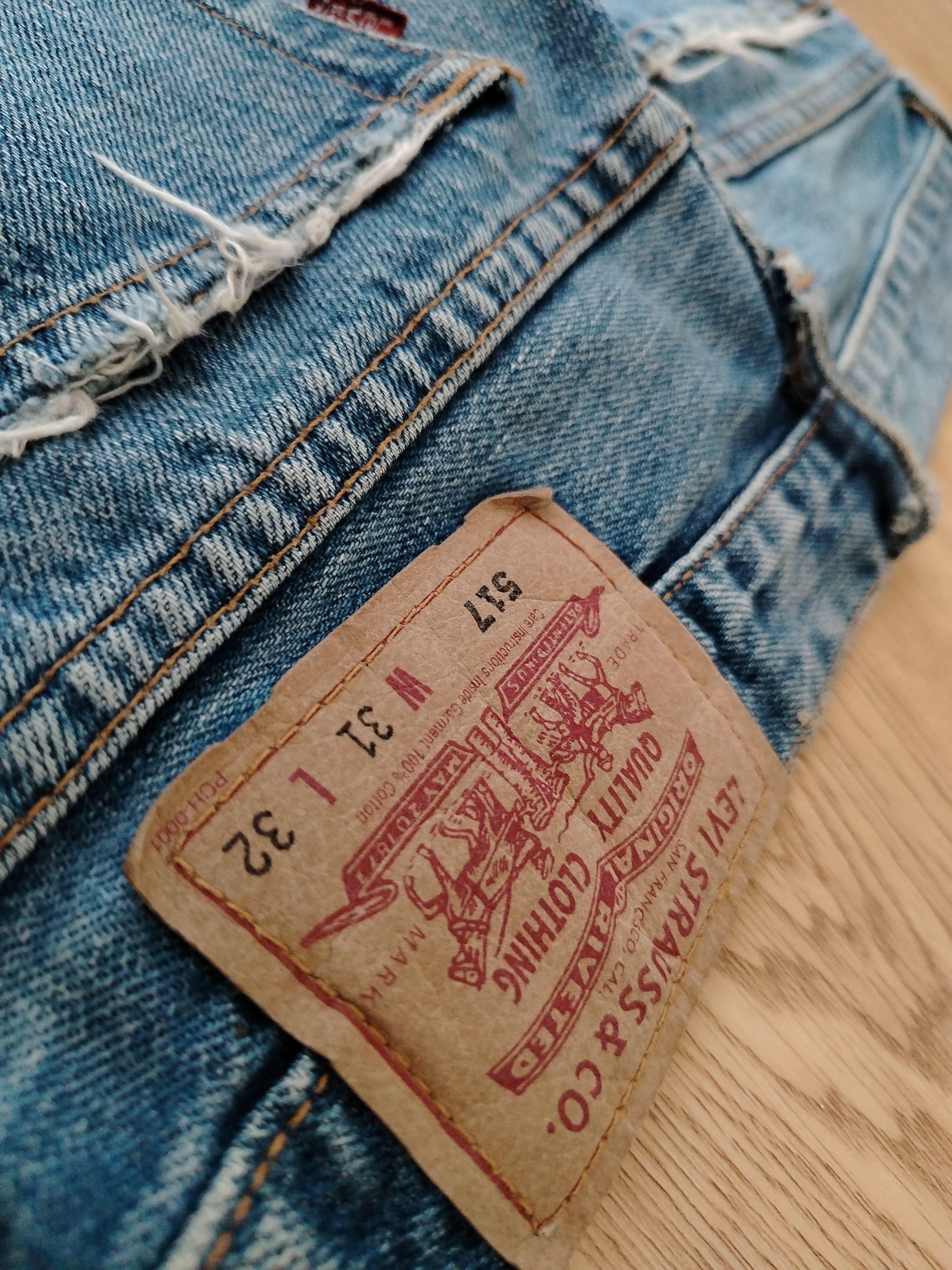 Levi's × Vintage Levis 517 Jeans Bootcut Vintage Size US 30 / EU 46 - 18 Thumbnail