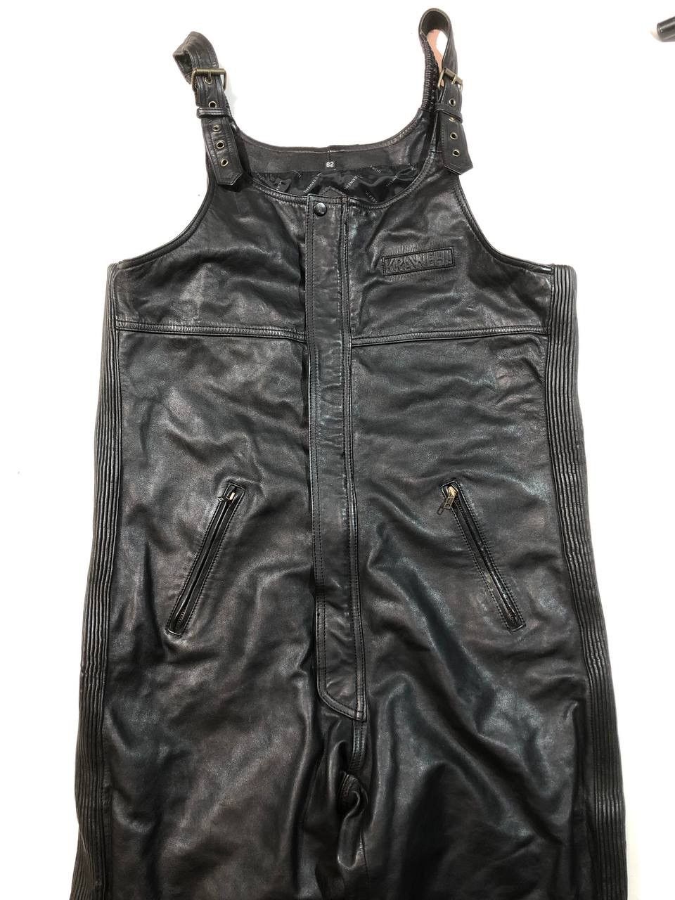 Genuine Leather × Vintage Krawehl Leder Overall Racing Biker Leather Vintage Size US 38 / EU 54 - 3 Thumbnail