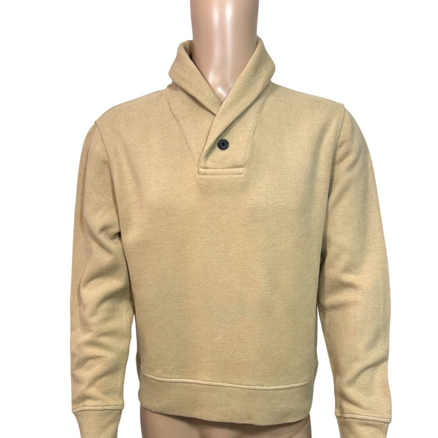 Nautica Nautica Men's Sweater Vtg Tan M 2-Button Cotton Shawl Colla Size US M / EU 48-50 / 2 - 1 Thumbnail