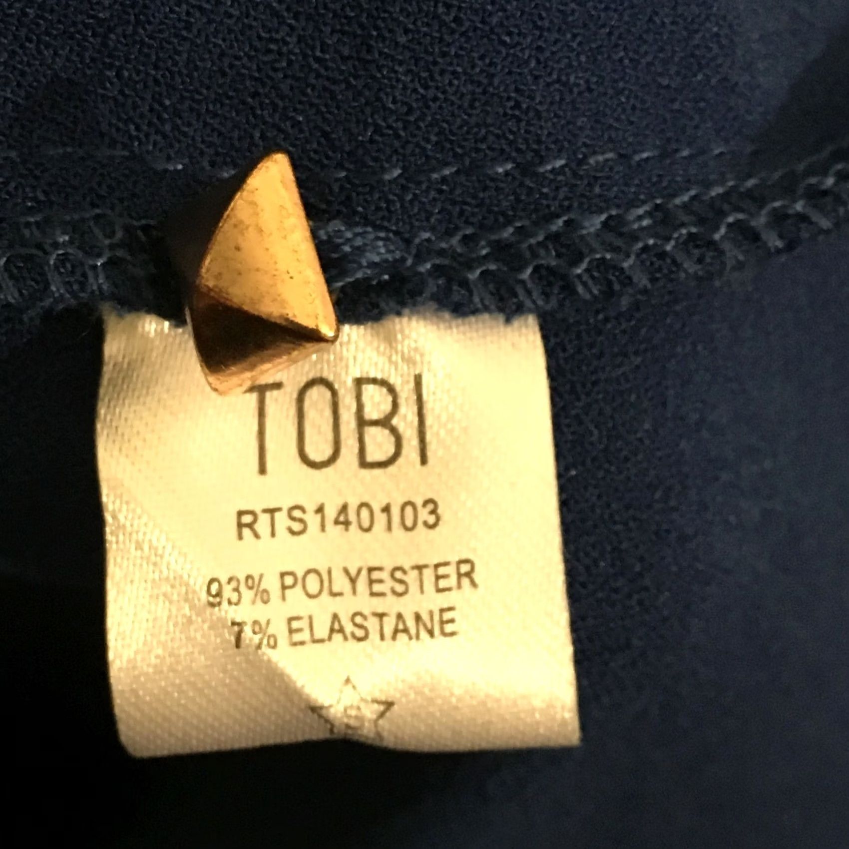 Vintage VINTAGE Women's Tobi Blue Long Sleeve Career Blouse Shirt Small Blue Women Size S / US 4 / IT 40 - 5 Thumbnail